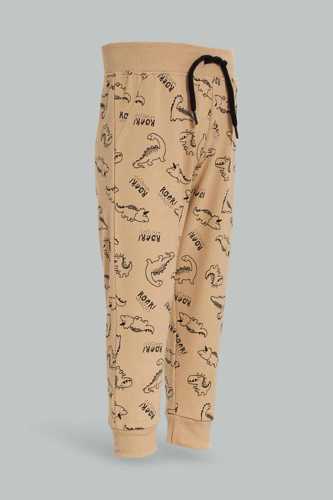 Redtag-Boys-2Pk-Black-Jogger-Category:Joggers,-Colour:Beige,-Deals:New-In,-Dept:Boys,-Filter:Infant-Boys-(3-to-24-Mths),-INB-Joggers,-New-In-INB-APL,-Non-Sale,-S23A,-Section:Boys-(0-to-14Yrs)-Infant-Boys-3 to 24 Months