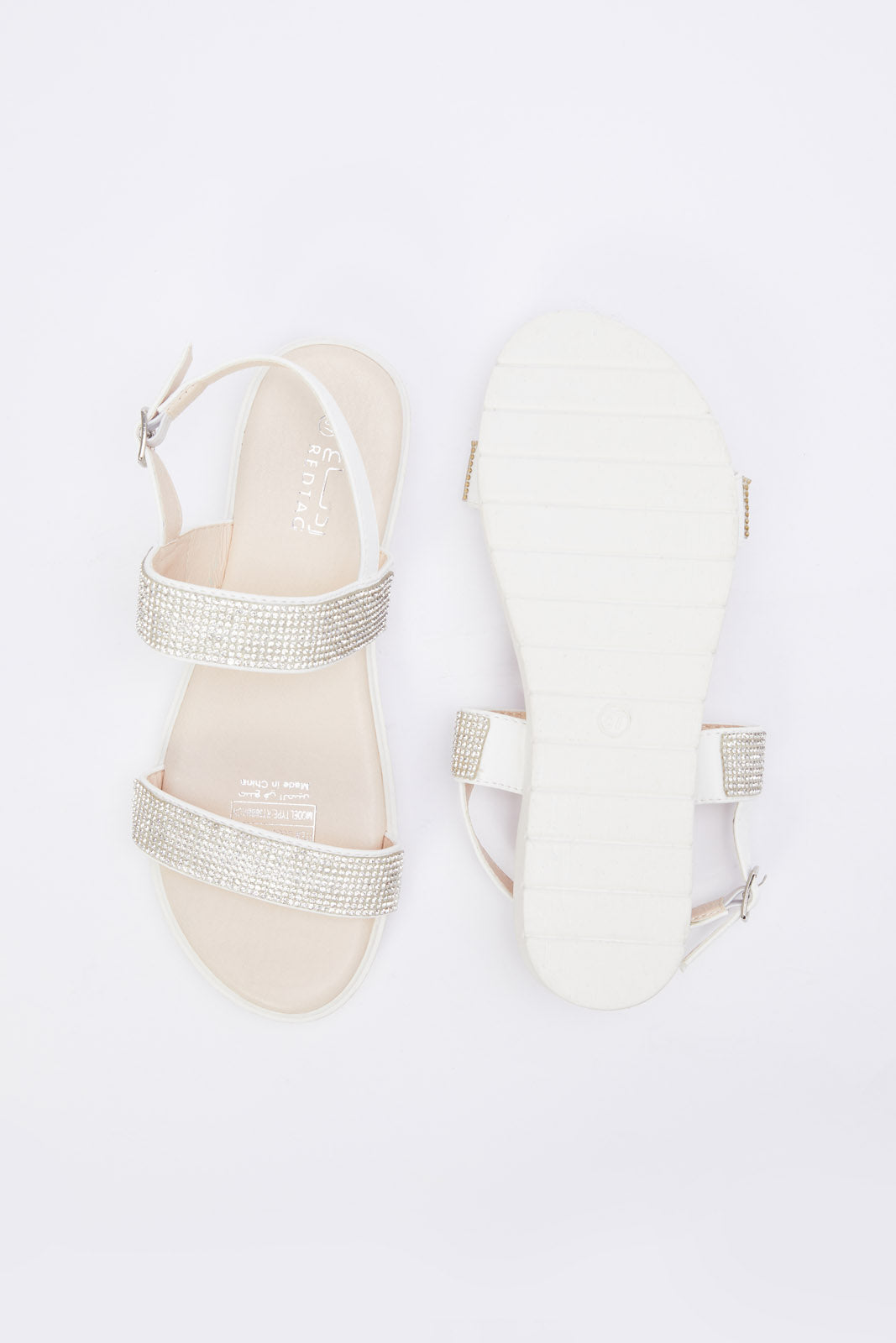 Redtag-White-Diamante-Sandal-Category:Shoes,-Colour:White,-Deals:New-In,-Filter:Girls-Footwear-(5-to-14-Yrs),-GSR-Sandals,-H1:FOO,-H2:GSR,-H3:SAF,-H4:SAN,-New-In-GSR-FOO,-Non-Sale,-Promo:,-RMD,-S23B,-Season:S23B,-Section:Girls-(0-to-14Yrs)-Senior-Girls-5 to 14 Years