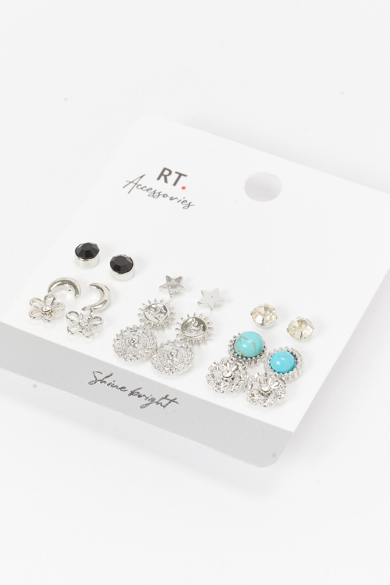 Redtag-Studs-Category:Jewellery,-Colour:Assorted,-Filter:Women's-Accessories,-New-In,-New-In-Women-ACC,-Non-Sale,-S23A,-Section:Women,-Women-Jewellery-Women-