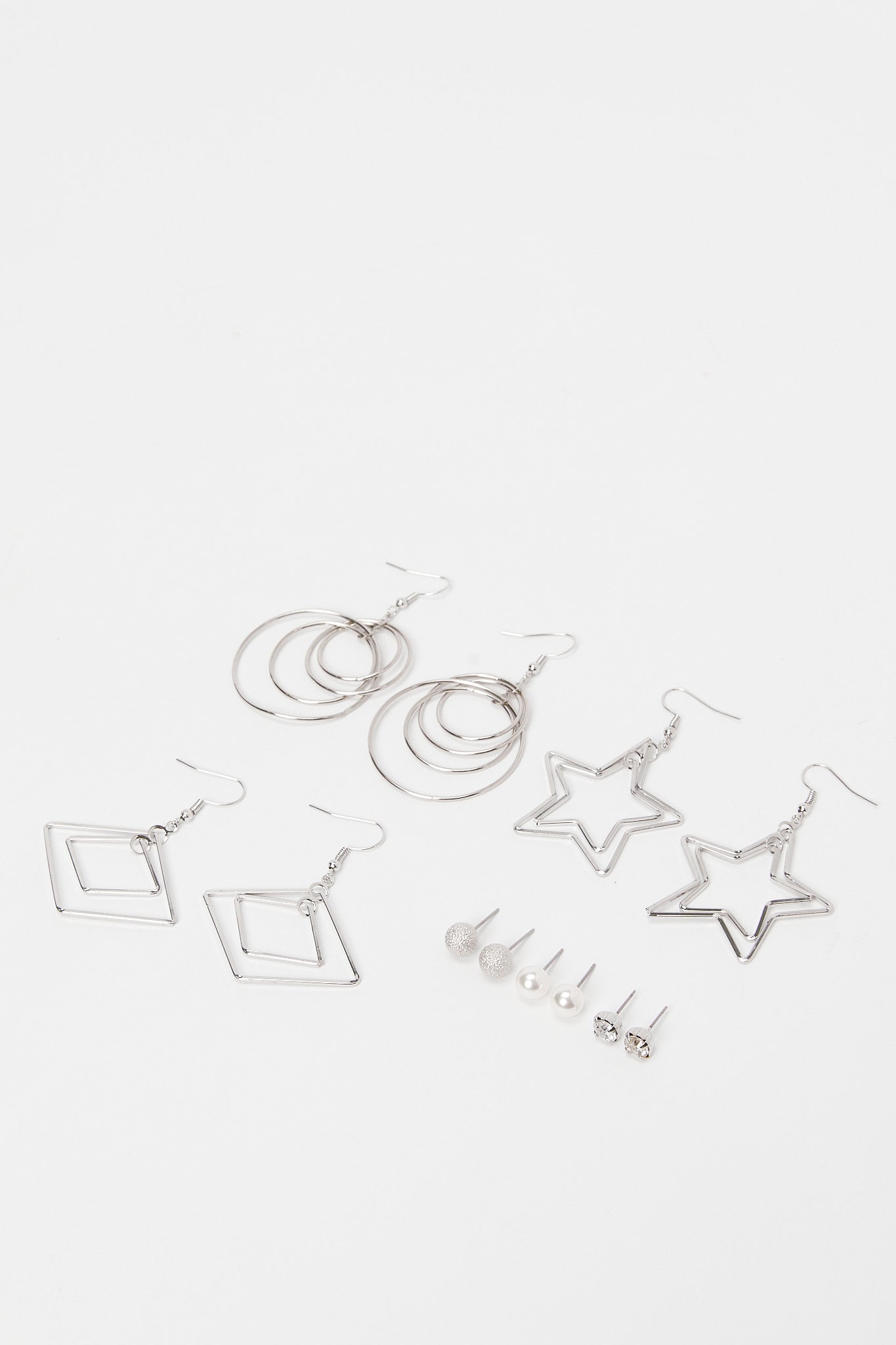 Redtag-Studs-Category:Jwellery,-Colour:Assorted,-Filter:Women's-Accessories,-New-In,-New-In-Women-ACC,-Non-Sale,-S23B,-Section:Women,-Women-Jewellery-Women-