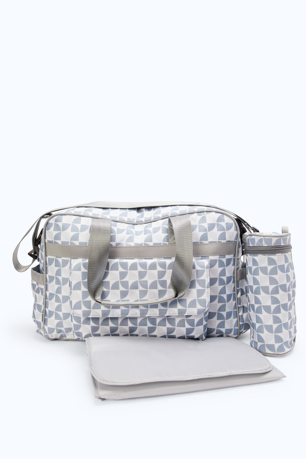 Redtag-Grey-Diaper-Bag-Category:Bags,-Colour:Grey,-Filter:Newborn-Accessories,-NBN-Bags,-New-In,-New-In-NBN-ACC,-Non-Sale,-S23B,-Section:Boys-(0-to-14Yrs)-New-Born-Baby-