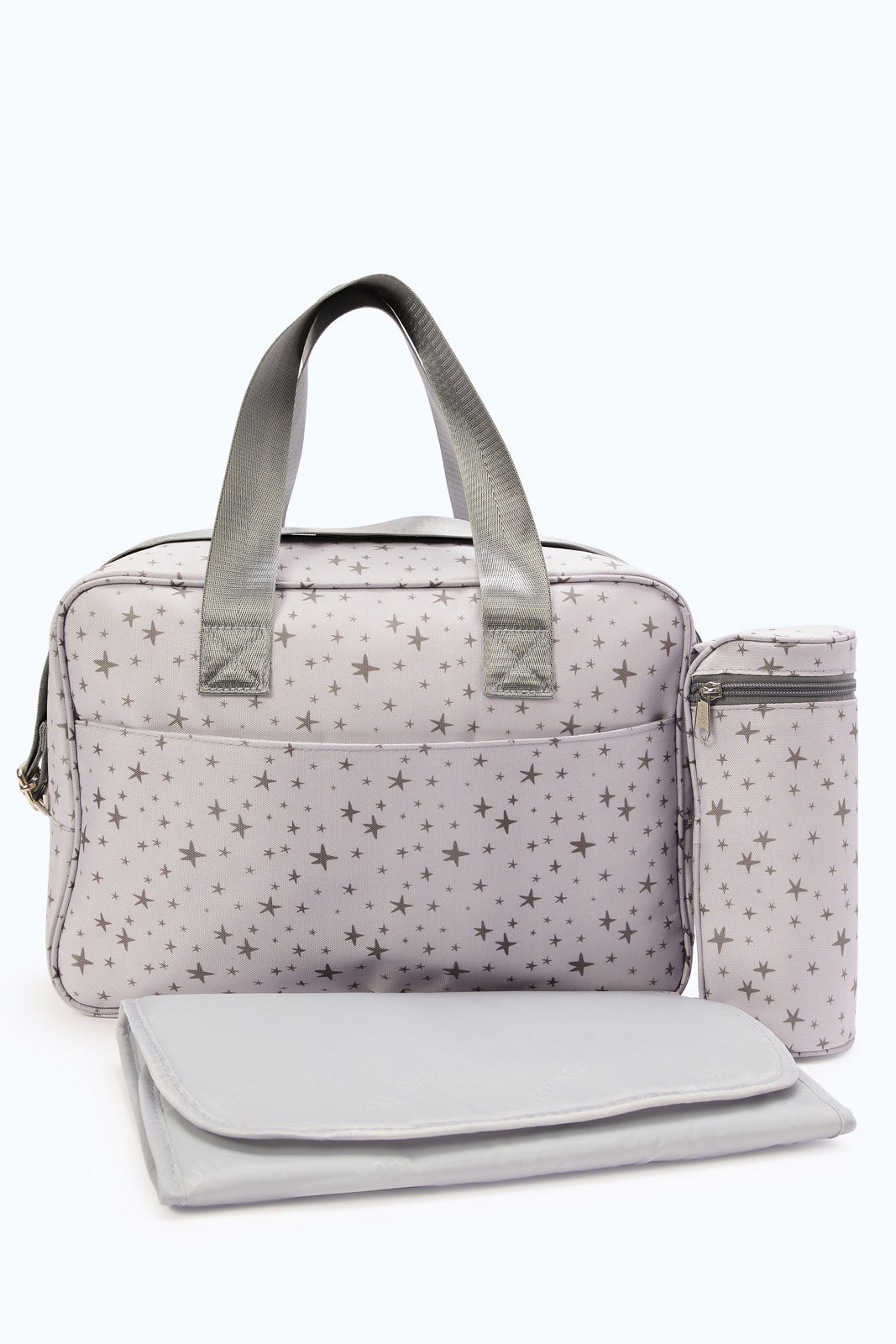 Redtag-Grey-Diaper-Bag-Category:Bags,-Colour:Grey,-Filter:Newborn-Accessories,-NBN-Bags,-New-In,-New-In-NBN-ACC,-Non-Sale,-S23B,-Section:Boys-(0-to-14Yrs)-New-Born-Baby-