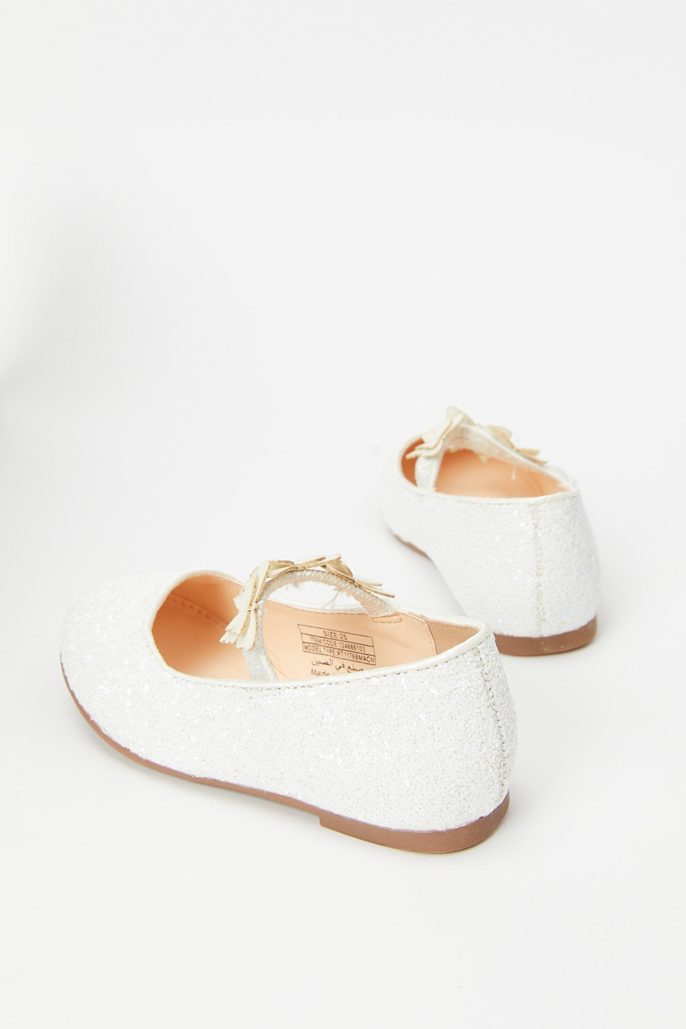 Redtag-White-Butterfly-Trim-Ballerina-Category:Shoes,-CHR,-Colour:White,-Deals:New-In,-Filter:Girls-Footwear-(3-to-5-Yrs),-GIR-Shoes,-H1:FOO,-H2:GIR,-H3:SHO,-H4:CAH,-New-In-GIR-FOO,-Non-Sale,-Promo:,-RMD,-S23B,-Season:S23B,-Section:Girls-(0-to-14Yrs)-Girls-3 to 5 Years