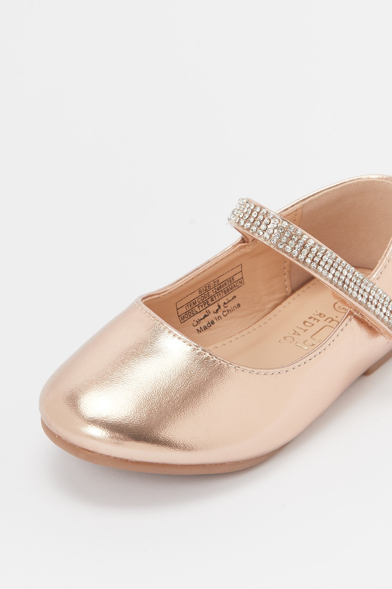 Redtag-Gold-Diamante-Trim-Ballerina
(Repeat)-Category:Shoes,-Colour:Gold,-Deals:New-In,-Filter:Girls-Footwear-(3-to-5-Yrs),-GIR-Shoes,-H1:FOO,-H2:GIR,-H3:SHO,-H4:CAH,-New-In-GIR-FOO,-Non-Sale,-Promo:RMD,-RMD,-S23B,-Season:S23B,-Section:Girls-(0-to-14Yrs)-Girls-3 to 5 Years
