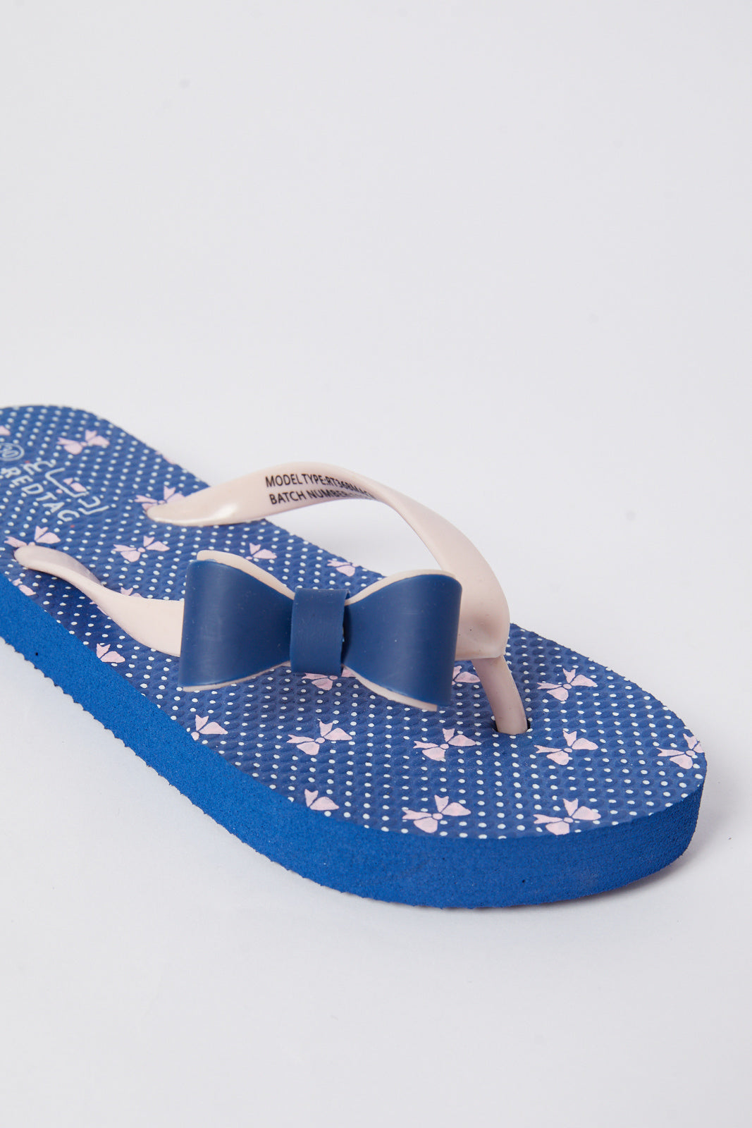 Redtag-Navy-Bow-Trim-Flip-Flop-Category:Shoes,-Colour:Navy,-Deals:New-In,-Filter:Girls-Footwear-(5-to-14-Yrs),-GSR-Flip-Flops,-N/A,-New-In-GSR-FOO,-Non-Sale,-S23B,-Section:Girls-(0-to-14Yrs)-Senior-Girls-5 to 14 Years