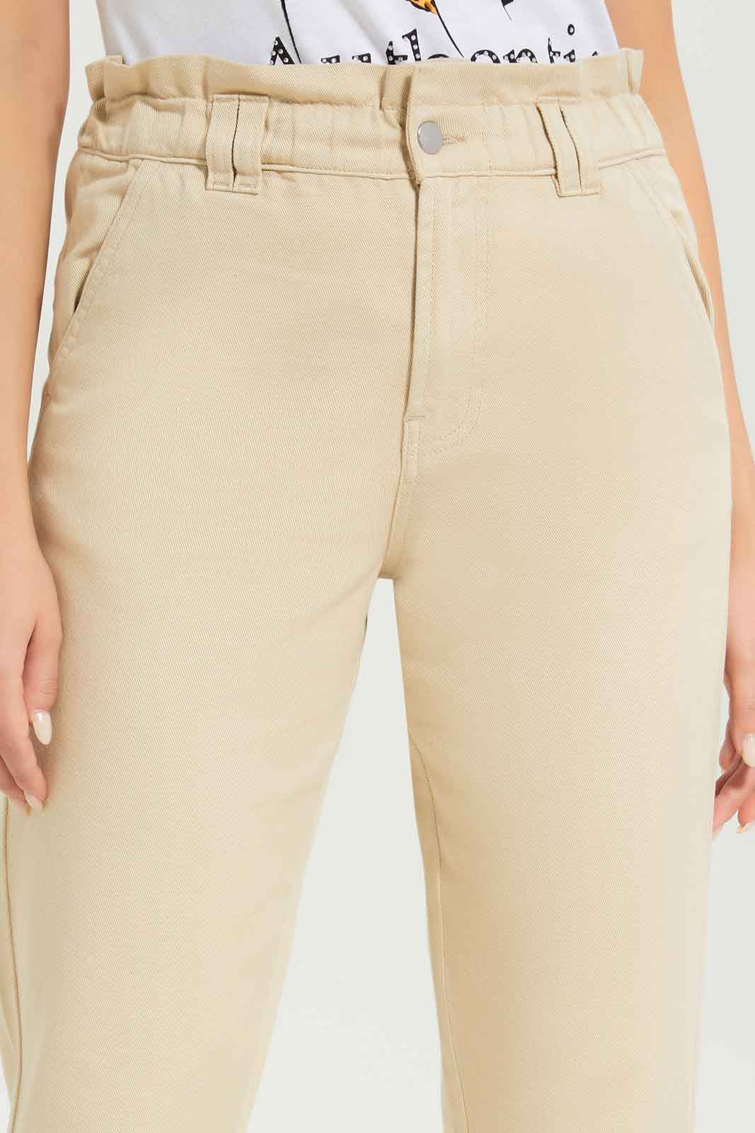 Redtag-Women-Beige-Baggy-Fit-Trouser-Category:Jeans,-Colour:Beige,-Deals:New-In,-Dept:Ladieswear,-Filter:Women's-Clothing,-New-In-Women-APL,-Non-Sale,-S23A,-Section:Women,-TBL,-Women-Jeans-Women's-