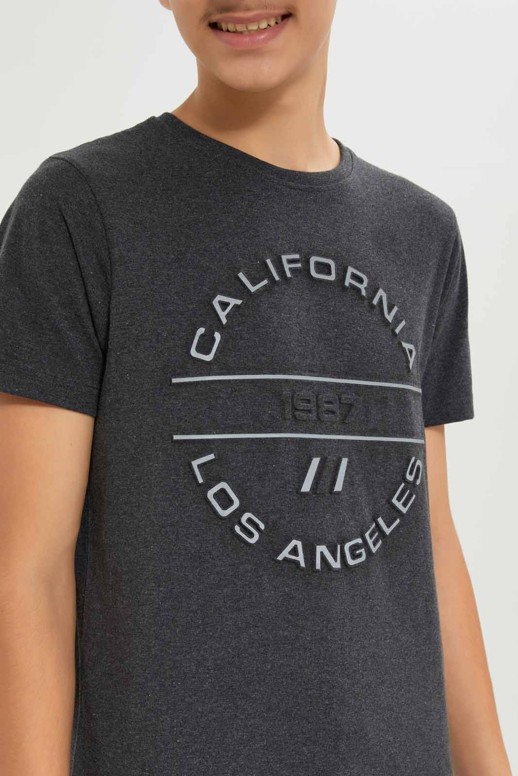 Redtag-Boys-Charcoal-Rubber-Print-Tee-BSR-T-Shirts,-Category:T-Shirts,-Colour:Charcoal,-Deals:New-In,-Dept:Boys,-Filter:Senior-Boys-(8-to-14-Yrs),-New-In-BSR-APL,-Non-Sale,-S23A,-Section:Boys-(0-to-14Yrs)-Senior-Boys-9 to 14 Years