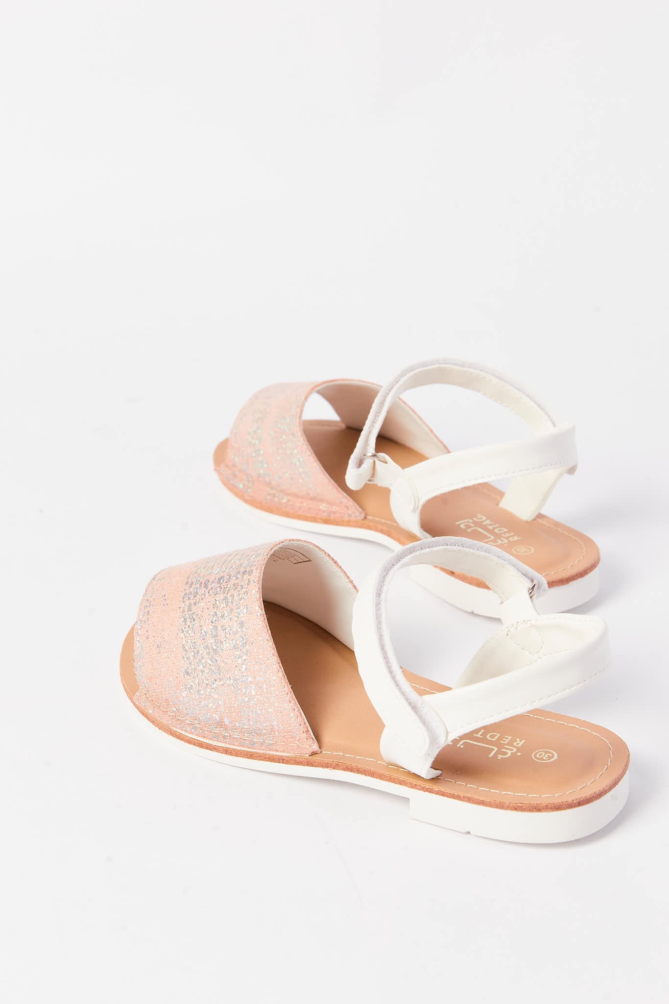 Redtag-Pink-Shimmer-Sandal-Category:Shoes,-Colour:Pink,-Deals:New-In,-Filter:Girls-Footwear-(3-to-5-Yrs),-GIR-Sandals,-N/A,-New-In-GIR-FOO,-Non-Sale,-S23A,-Section:Girls-(0-to-14Yrs)-Girls-3 to 5 Years