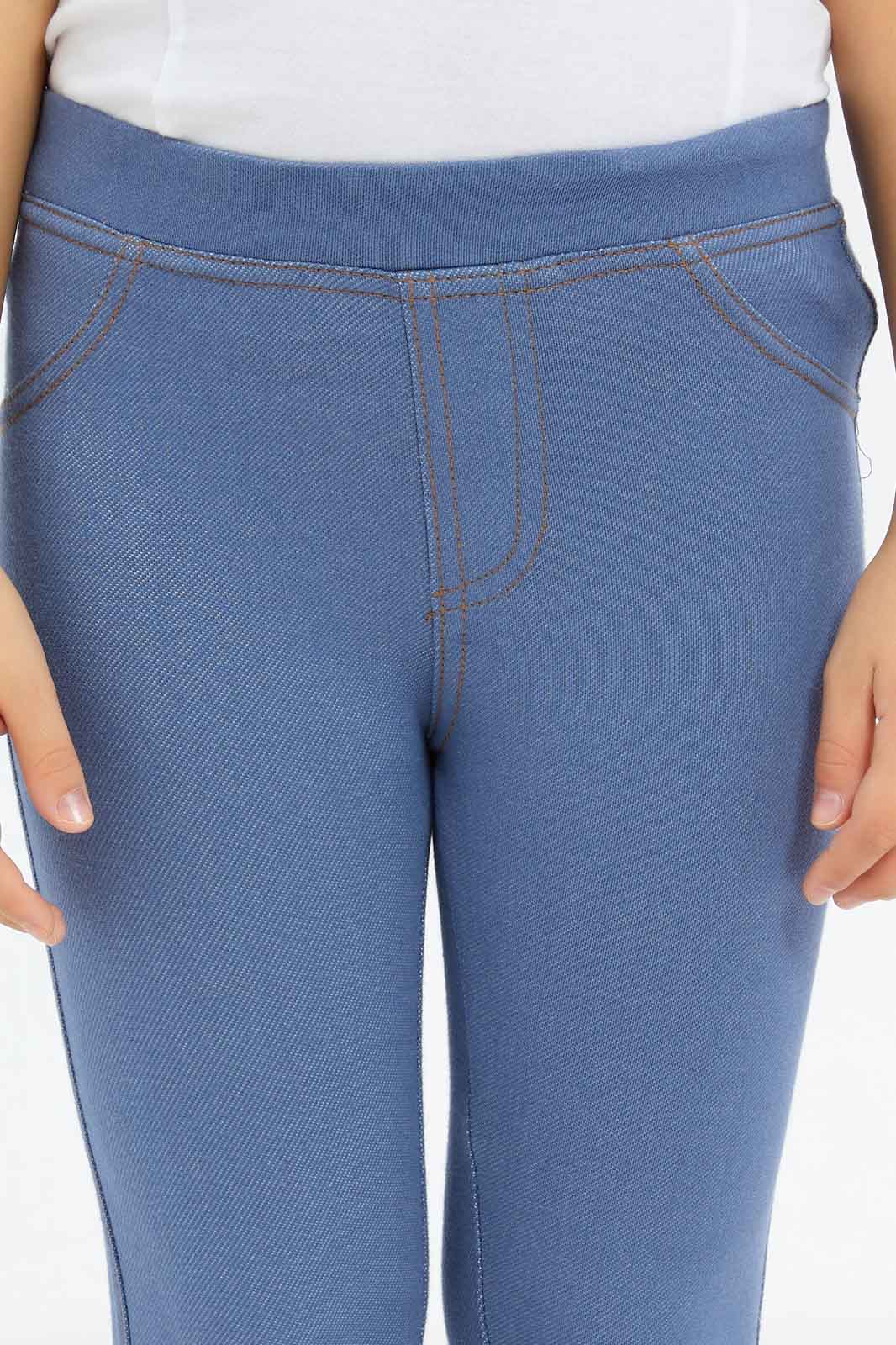 Redtag-Girls-L.-Blue-Jeggings-Category:Jeggings,-Colour:Blue,-Deals:New-In,-Dept:Girls,-Filter:Girls-(2-to-8-Yrs),-GIR-Jeggings,-New-In-GIR-APL,-Non-Sale,-S23A,-Section:Girls-(0-to-14Yrs)-Girls-2 to 8 Years