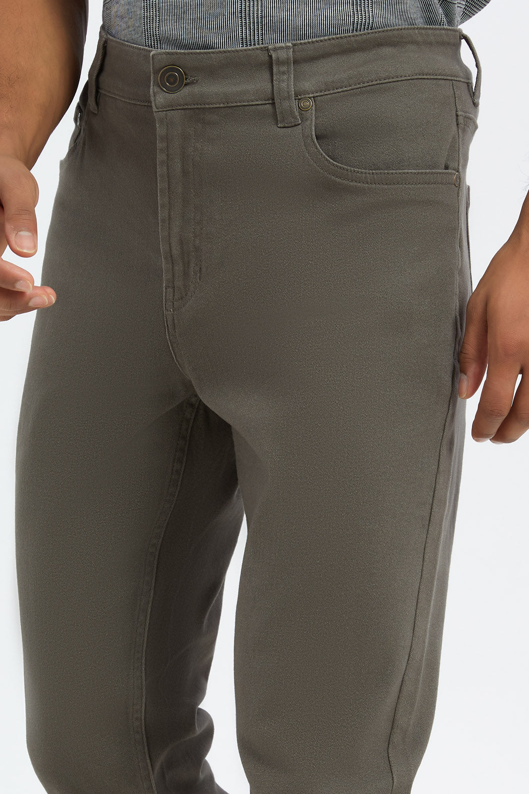 Redtag-Men-Grey-5-Pocket-Slim-Fit-Denim-Jeans-Category:Jeans,-Colour:Grey,-Deals:New-In,-Dept:Menswear,-Filter:Men's-Clothing,-H1:MWR,-H2:GEN,-H3:DNB,-H4:JNS,-Men-Jeans,-New-In-Men-APL,-Non-Sale,-RMD,-S23B,-Season:S23C,-Section:Men-Men's-