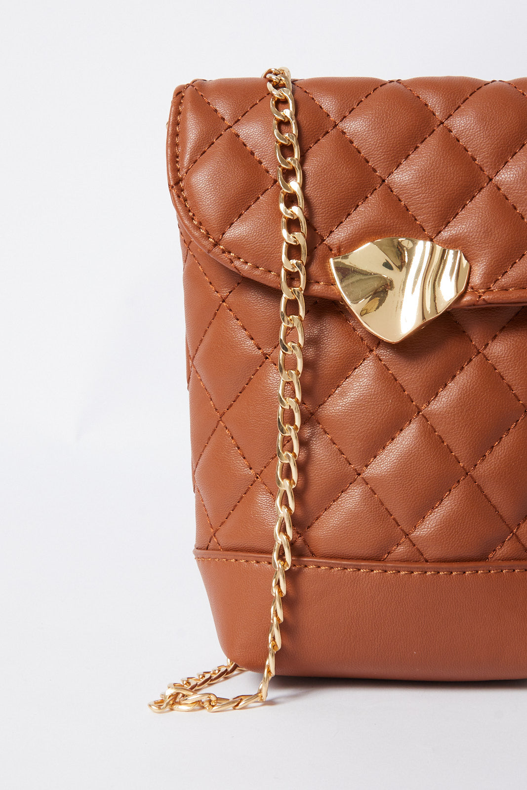 Redtag-Tan-Quilted-Mobile-Case-Category:Bags,-Colour:Tan,-Filter:Women's-Accessories,-H1:ACC,-H2:LAD,-H3:LAB,-H4:SHP,-New-In,-New-In-Women-ACC,-Non-Sale,-S23B,-Season:S23B,-Section:Women,-Women-Bags-Women-