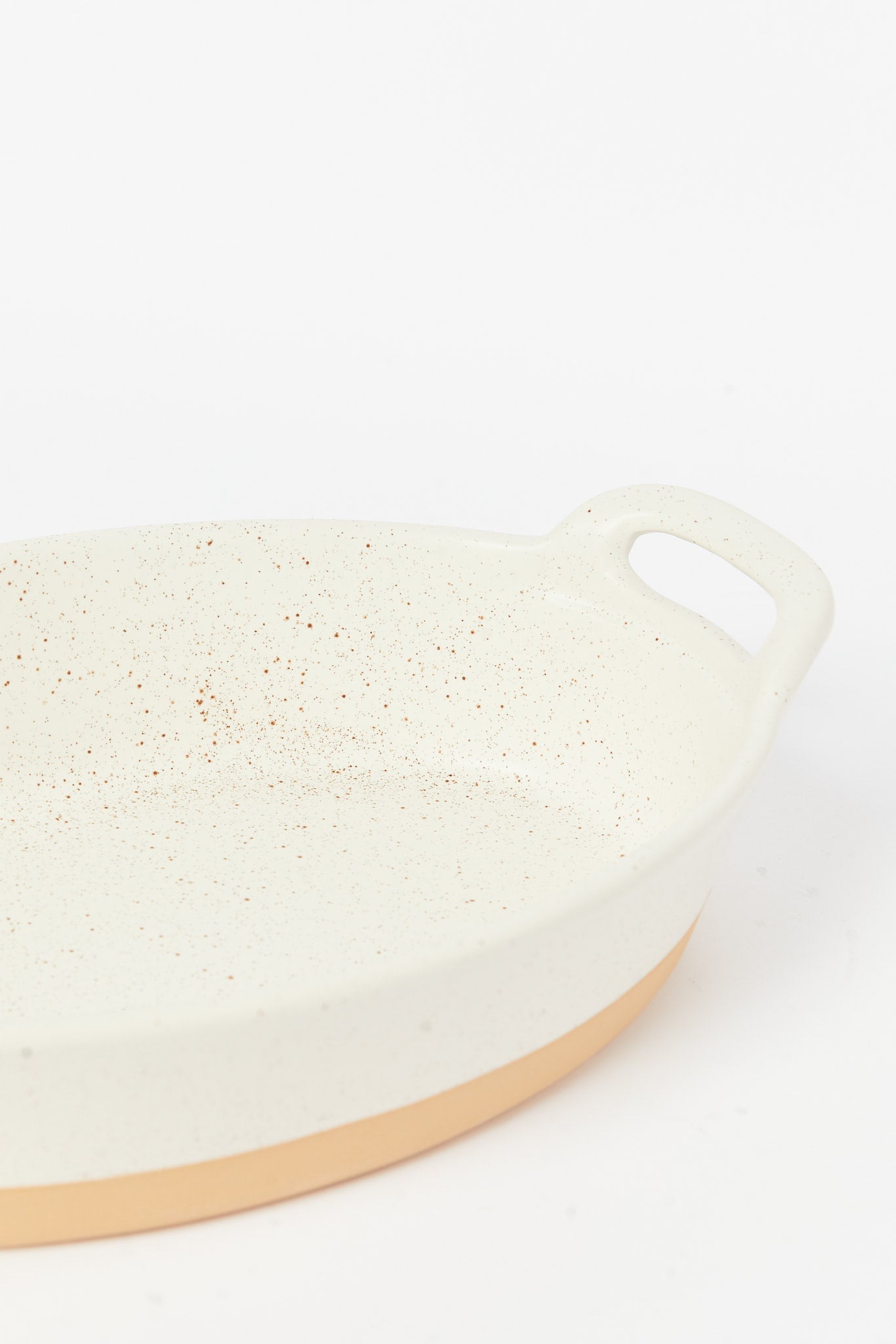 Redtag-Off-White-Oval-Baking-Dish-(Small)-Category:Bakeware,-Colour:Cream,-Deals:New-In,-Filter:Home-Dining,-H1:HMW,-H2:DIN,-H3:SEW,-H4:SSI,-HMW-DIN-Serveware,-New-In-HMW-DIN,-Non-Sale,-S23B,-Season:S23B,-Section:Homewares-Home-Dining-