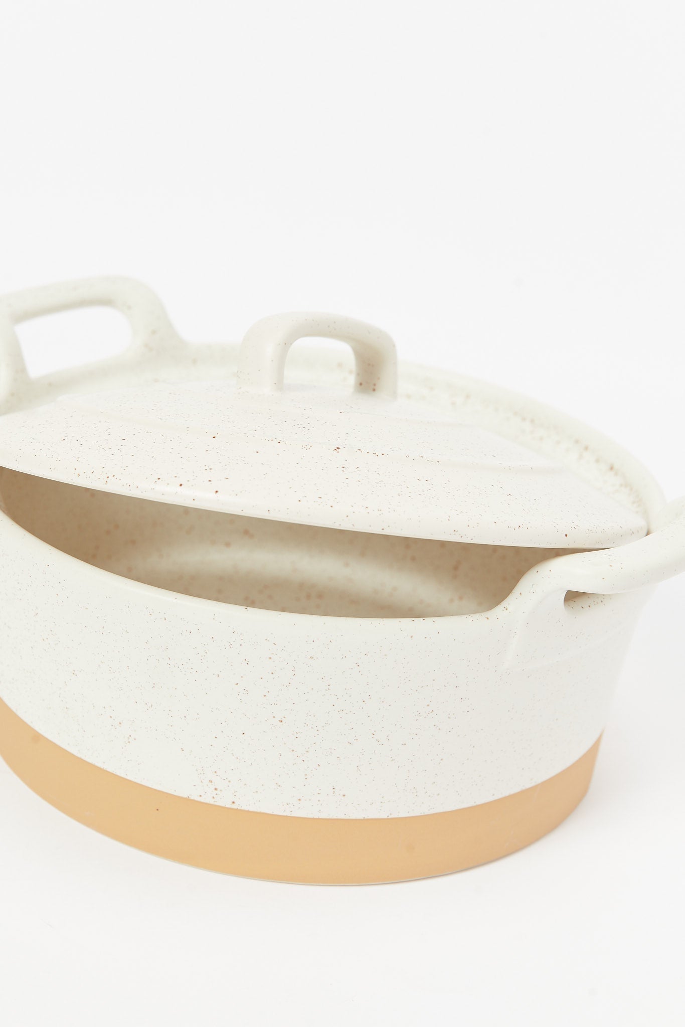 Redtag-Off-White-Round-Casserole-With-Lid-Category:Bakeware,-Colour:Cream,-Deals:New-In,-Filter:Home-Dining,-HMW-DIN-Serveware,-New-In-HMW-DIN,-Non-Sale,-S23B,-Section:Homewares-Home-Dining-