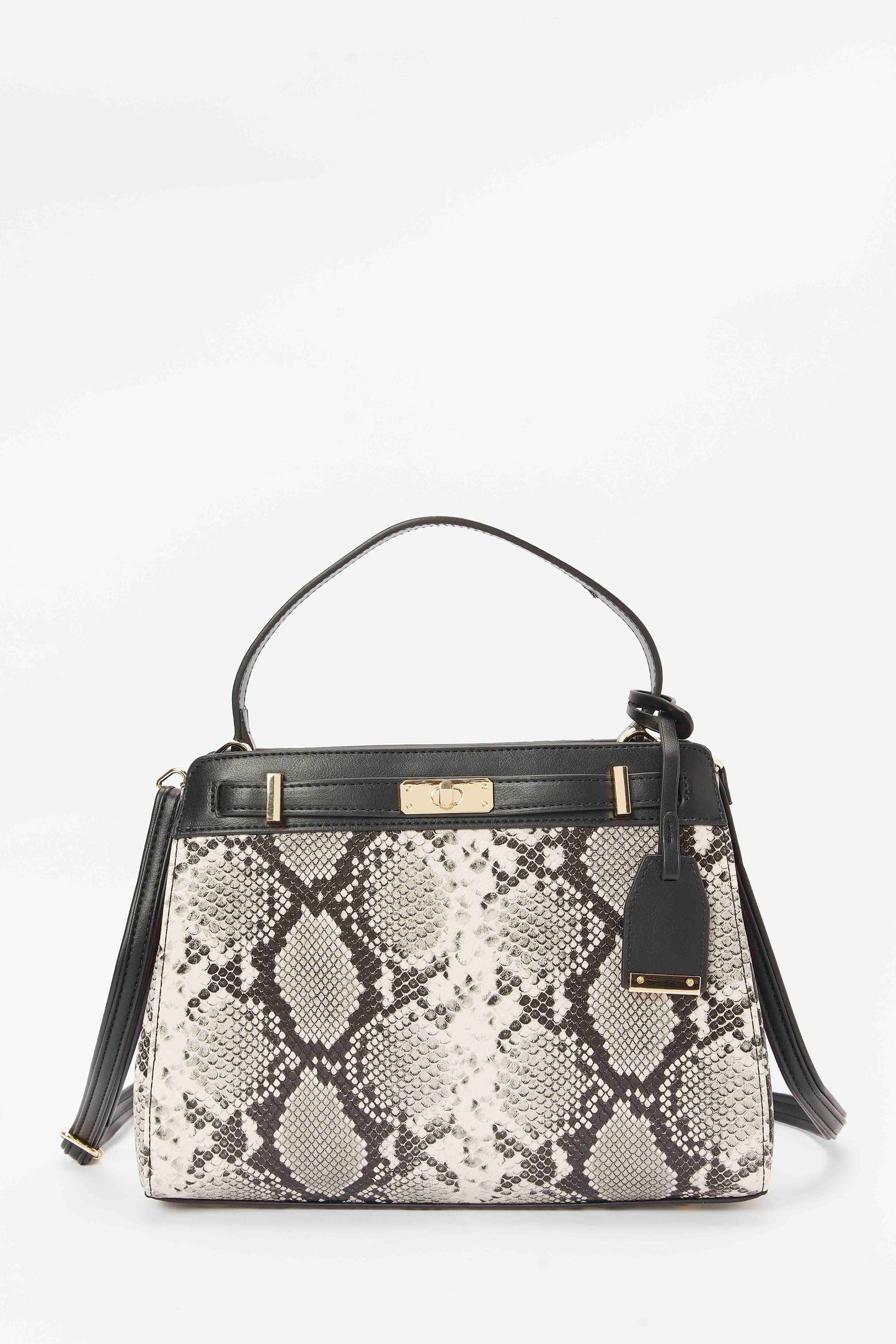 Redtag-Croc-Textured-Day-Bag-Category:Bags,-Colour:Assorted,-Filter:Women's-Accessories,-H1:ACC,-H2:LAD,-H3:LAB,-H4:HBG,-New-In,-New-In-Women-ACC,-Non-Sale,-S23A,-Season:S23A,-Section:Women,-Women-Bags-Women-