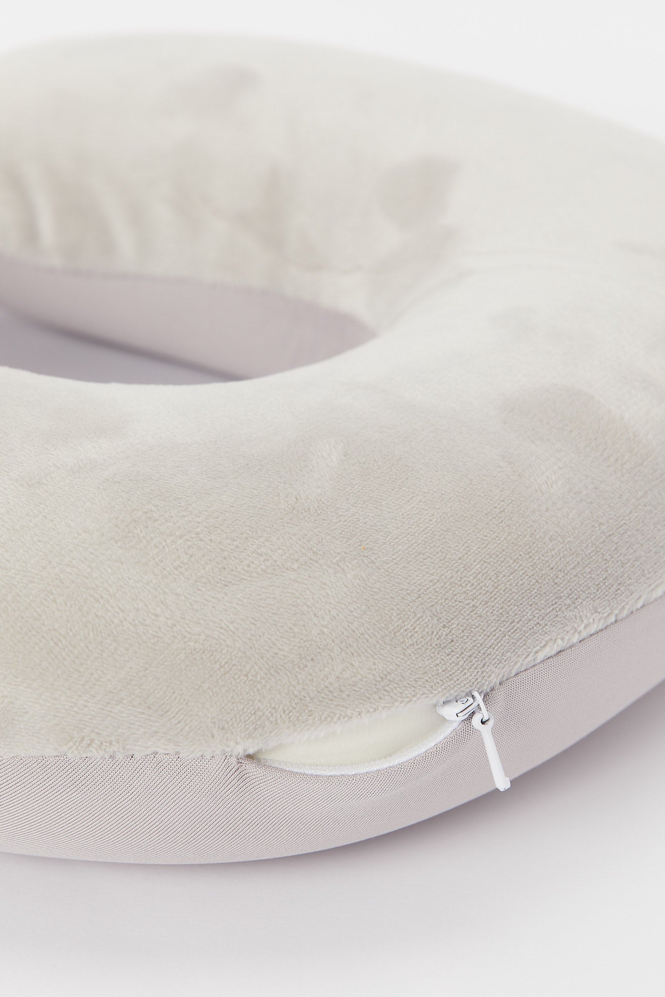 Redtag-Grey-U-Shape-Soft-Travel-Pillow-Category:Travel-Pillows,-Colour:Grey,-Filter:Travel-Accessories,-IMP-Travel-Pillows,-New-In,-New-In-IMP-ACC,-Non-Sale,-S23B,-Section:Homewares-Travel-Accessories-