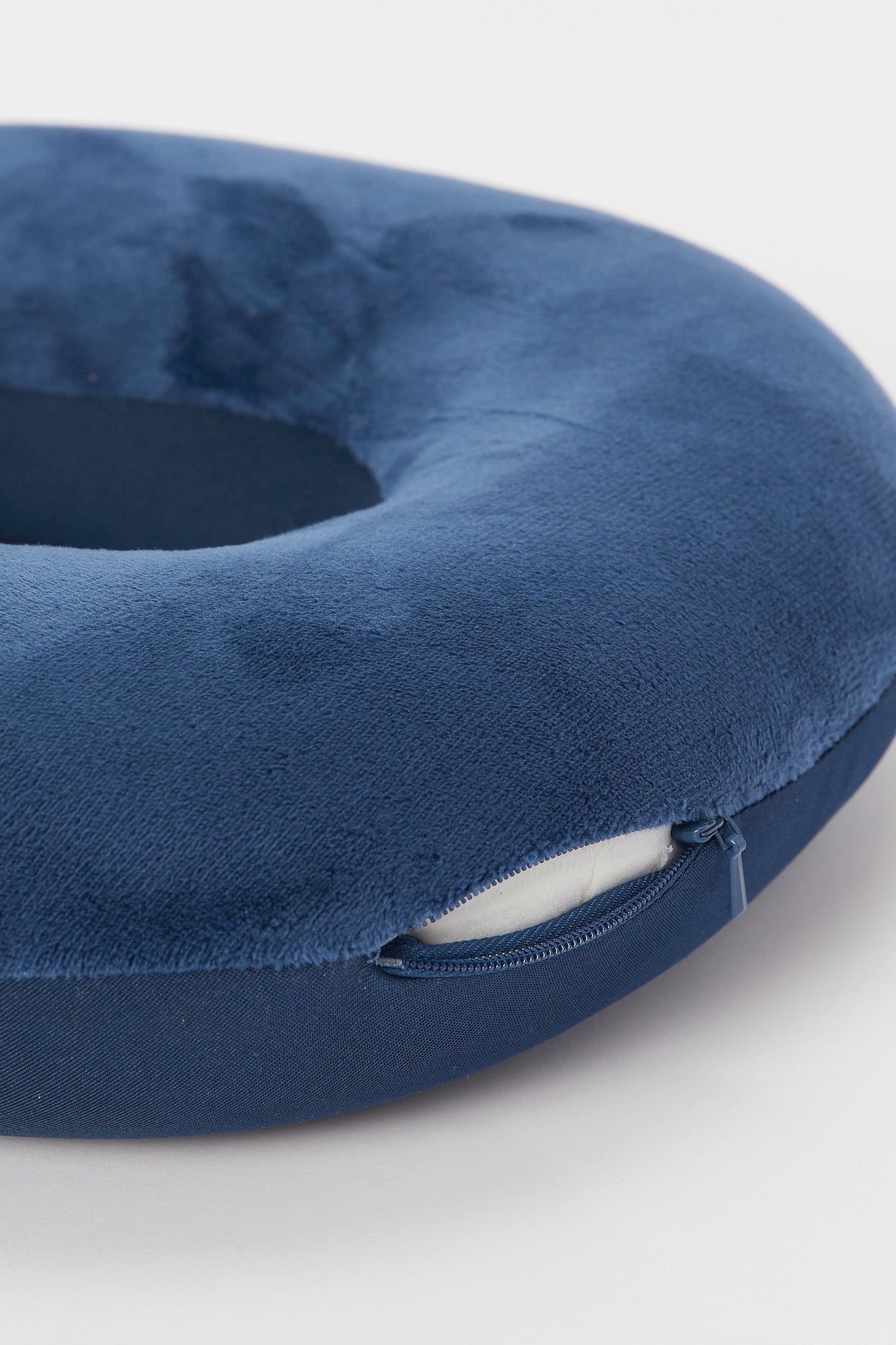 Redtag-Navy-U-Shape-Soft-Travel-Pillow-Category:Travel-Pillows,-Colour:Navy,-Filter:Travel-Accessories,-IMP-Travel-Pillows,-New-In,-New-In-IMP-ACC,-Non-Sale,-S23B,-Section:Homewares-Travel-Accessories-