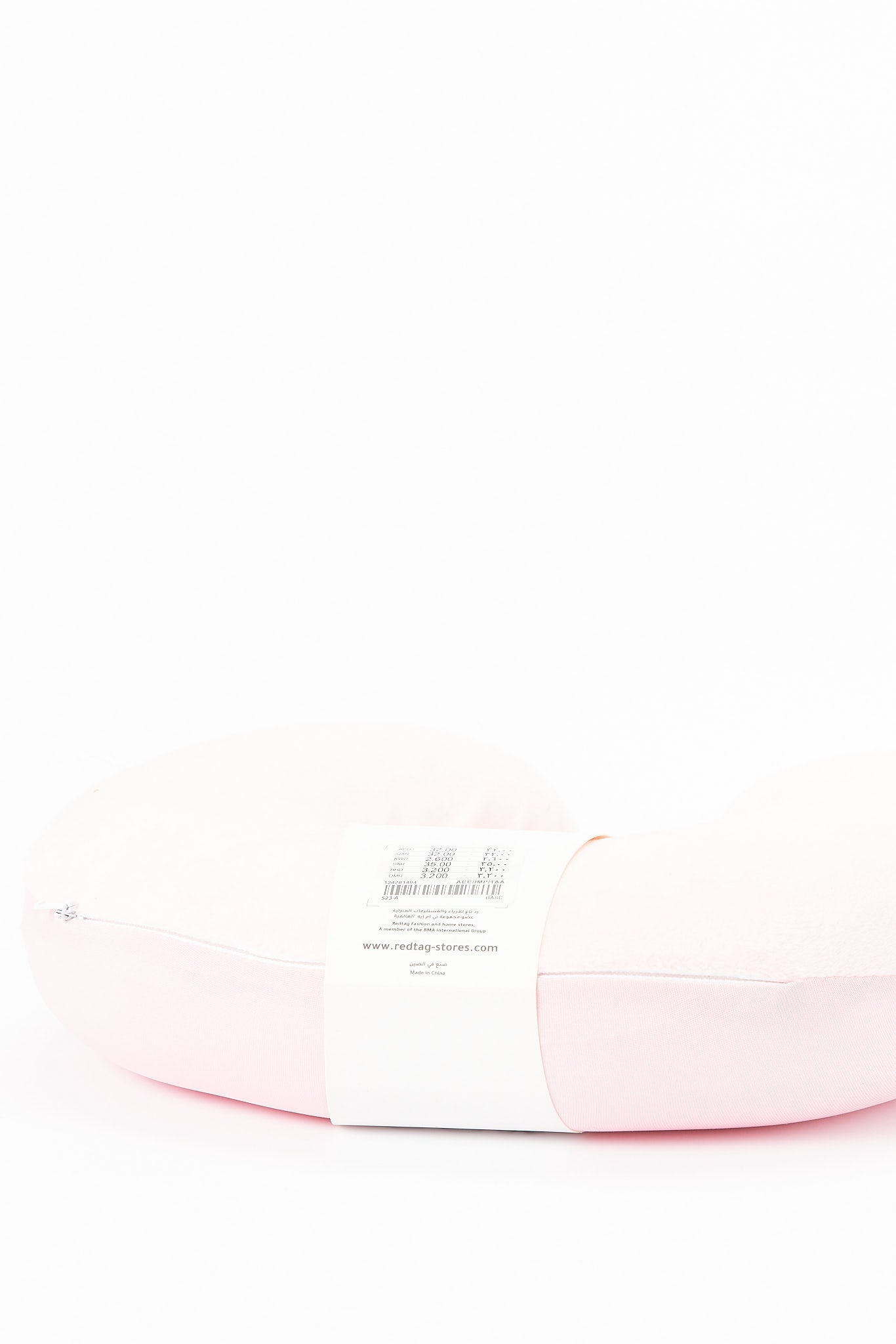 Redtag-Pink-U-Shape-Soft-Travel-Pillow-Category:Travel-Pillows,-Colour:Pink,-Filter:Travel-Accessories,-IMP-Travel-Pillows,-New-In,-New-In-IMP-ACC,-Non-Sale,-S23B,-Section:Homewares-Travel-Accessories-
