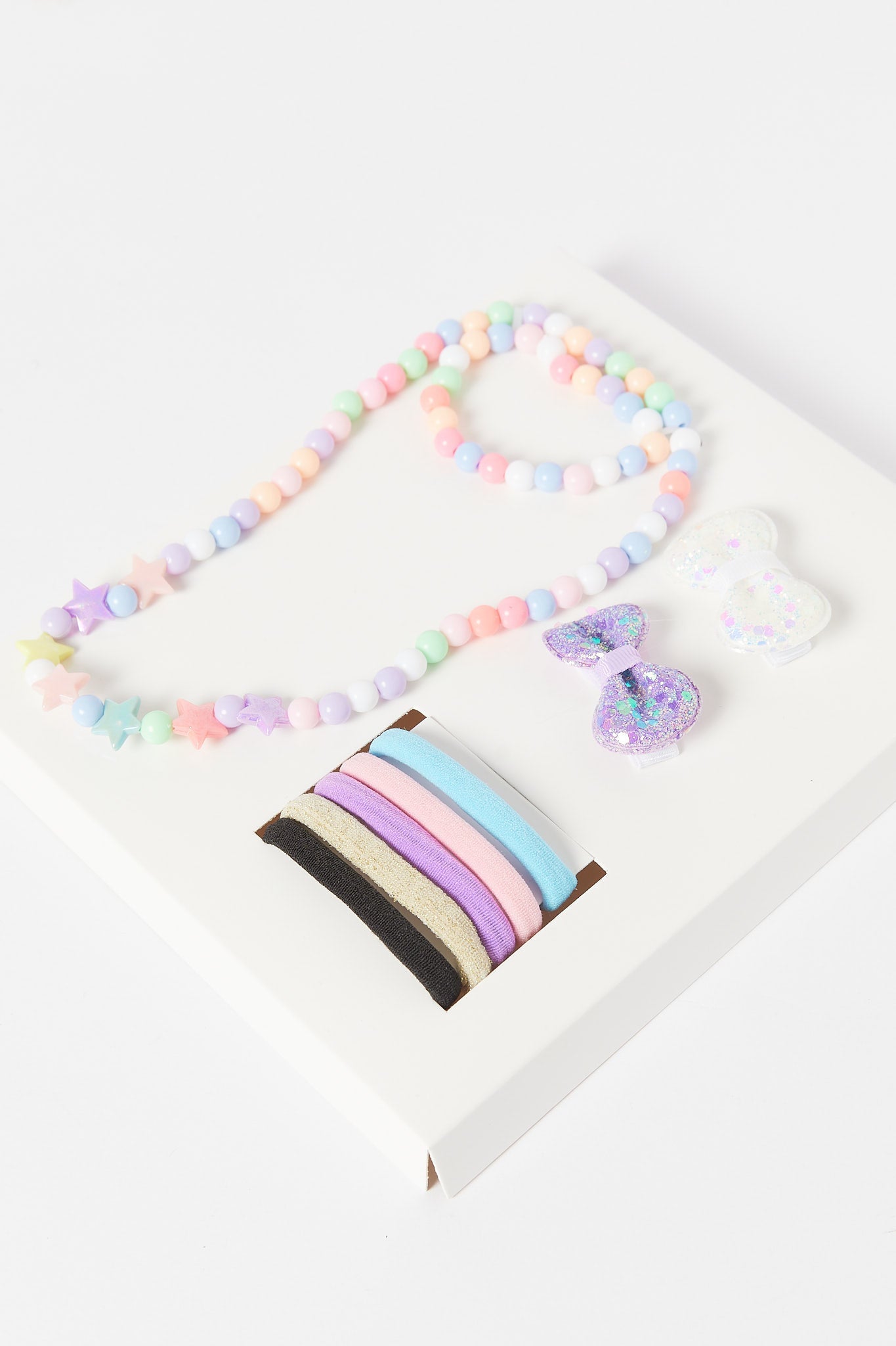 Redtag-Multi-Colour-Scrunchies-Set-Category:Hair-Accessories,-Colour:Assorted,-Filter:Girls-Accessories,-GIR-Hair-Accessories,-New-In,-New-In-GIR-ACC,-Non-Sale,-S23B,-Section:Girls-(0-to-14Yrs)-Girls-