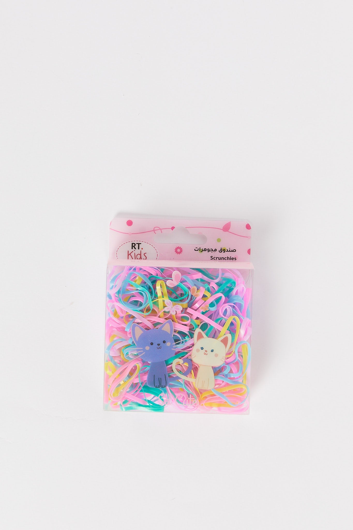 Redtag-Multi-Colour-Scrunchies-Set-Category:Hair-Accessories,-Colour:Assorted,-Filter:Girls-Accessories,-GIR-Hair-Accessories,-New-In,-New-In-GIR-ACC,-Non-Sale,-S23B,-Section:Girls-(0-to-14Yrs)-Girls-