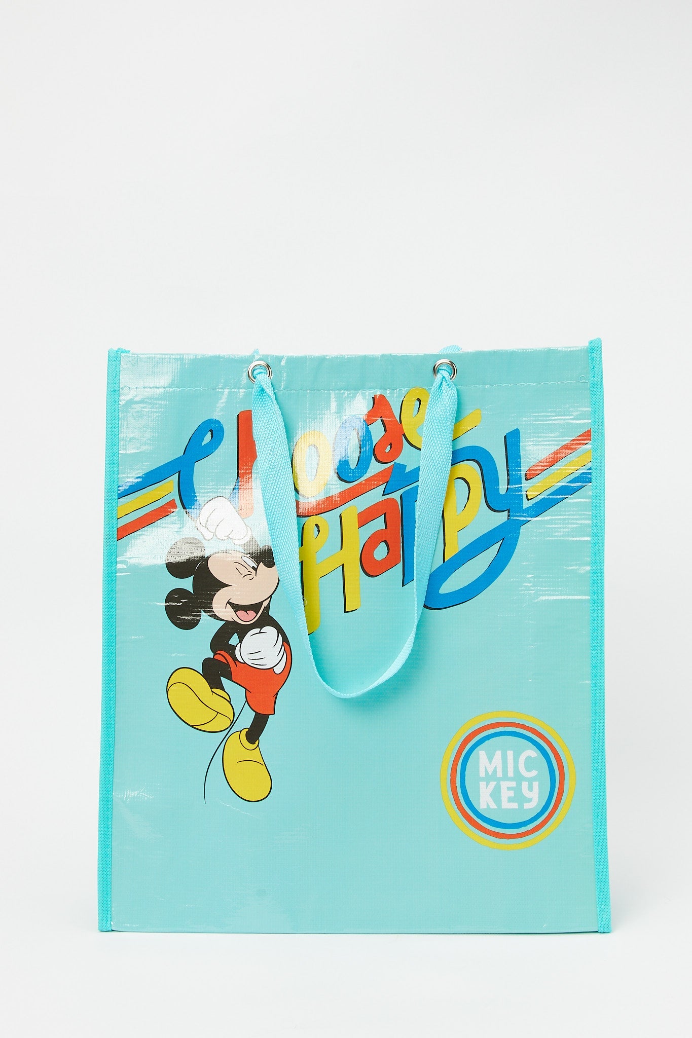 Redtag-Blue-Mickey-Polypropylene-Woven-Shopping-Bag-Category:Bags,-CHA,-Colour:Blue,-Filter:Travel-Accessories,-LUG-Bags,-New-In,-New-In-LUG-ACC,-Non-Sale,-S23B,-Section:Homewares-Travel-Accessories-