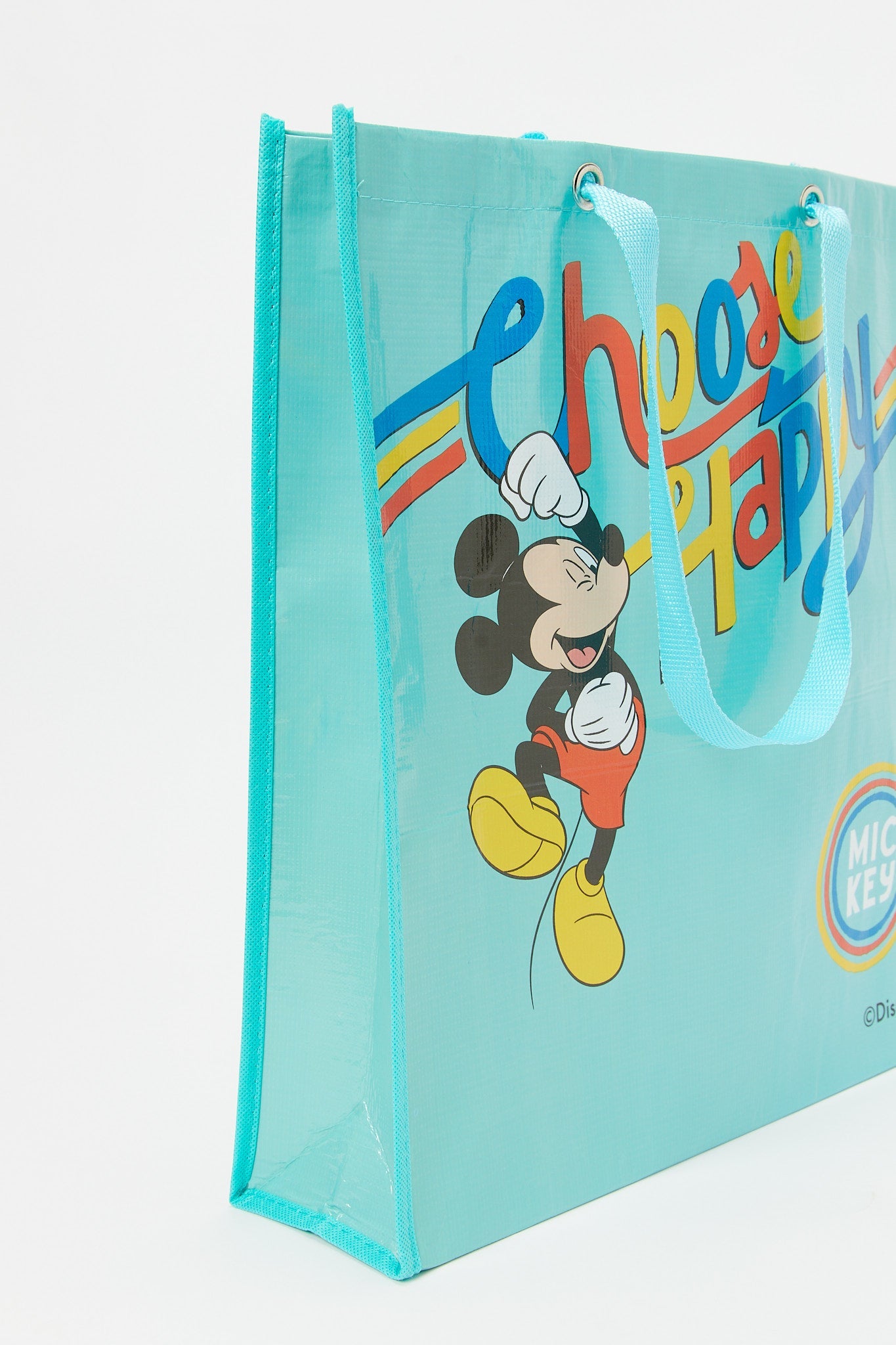 Redtag-Blue-Mickey-Polypropylene-Woven-Shopping-Bag-Category:Bags,-CHA,-Colour:Blue,-Filter:Travel-Accessories,-LUG-Bags,-New-In,-New-In-LUG-ACC,-Non-Sale,-S23B,-Section:Homewares-Travel-Accessories-