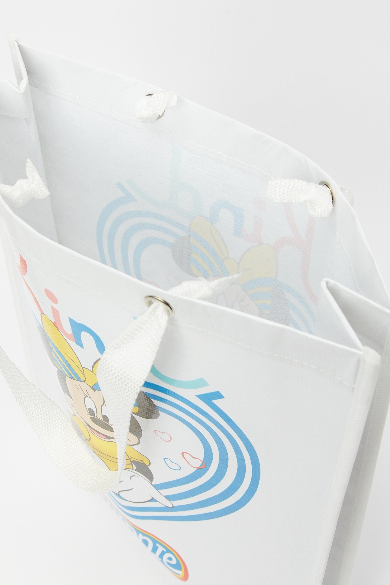 Redtag-White/Blue-Minnie-Polypropylene-Woven-Shopping-Bag-Category:Bags,-CHA,-Colour:White,-Filter:Travel-Accessories,-LUG-Bags,-New-In,-New-In-LUG-ACC,-Non-Sale,-S23B,-Section:Homewares-Travel-Accessories-