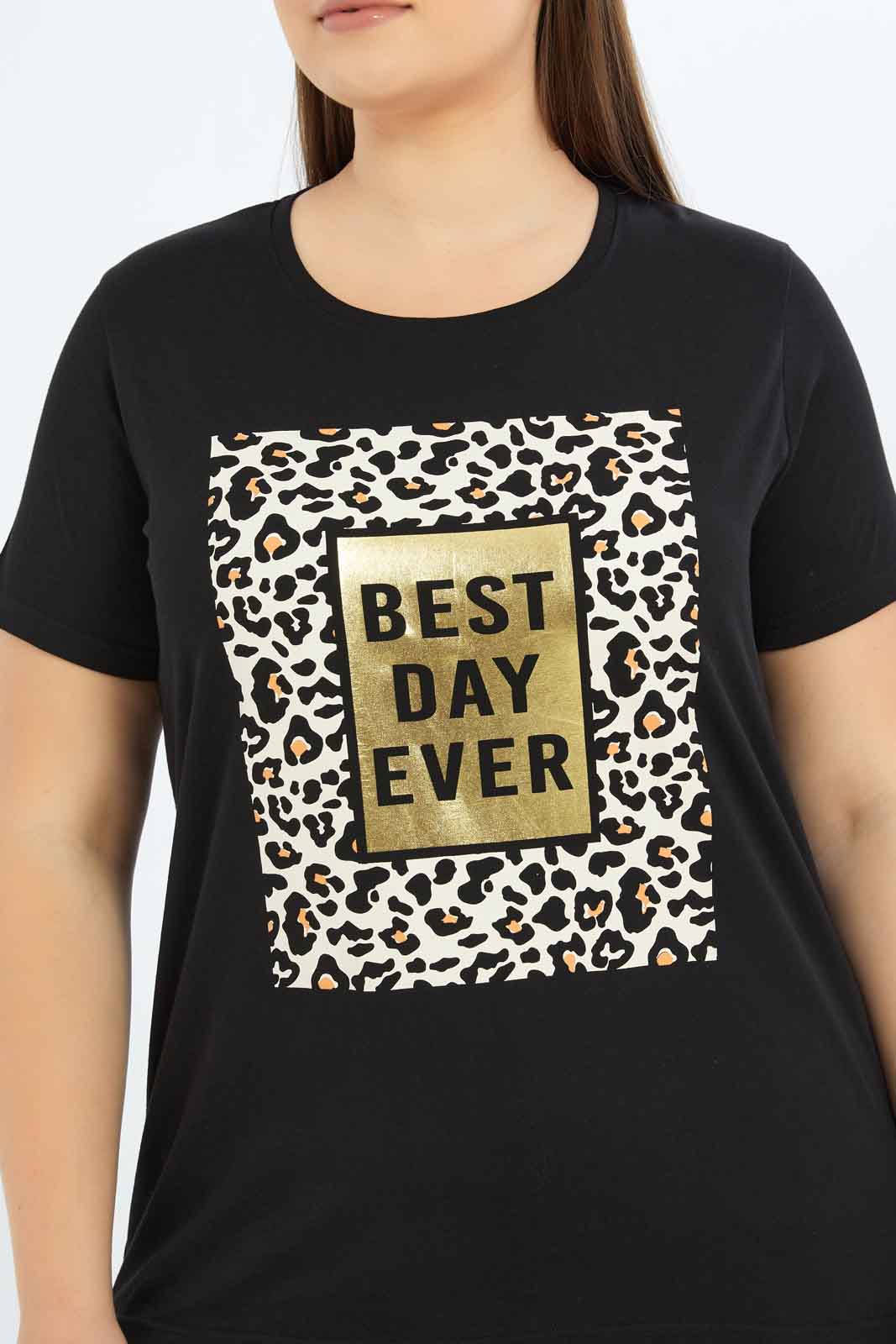 Redtag-Women-Grey-Graphic-T-Shirt-Category:T-Shirts,-Colour:Grey,-Deals:New-In,-Dept:Ladieswear,-Filter:Plus-Size,-LDP-T-Shirts,-New-In-LDP-APL,-Non-Sale,-S23B,-Section:Women-Women's-