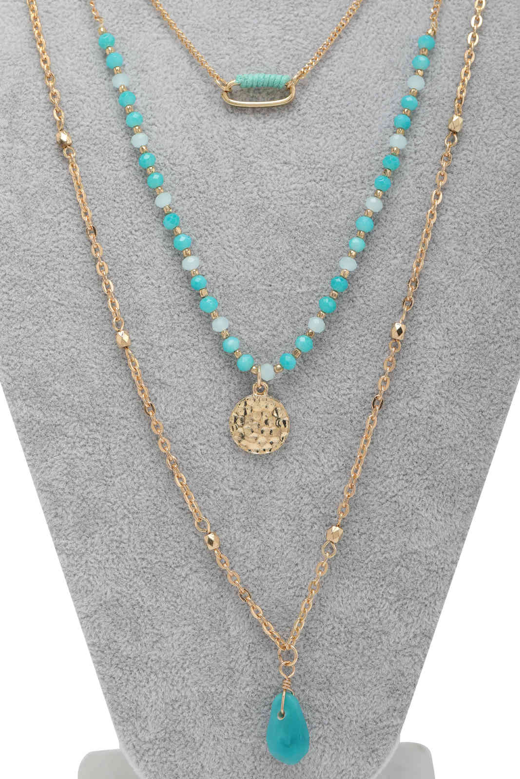 Redtag-Gold--Aqua
Multilayered-Necklace-Category:Jewellery,-Colour:Gold,-Filter:Women's-Accessories,-LEC-Jewellery,-New-In,-New-In-Women-ACC,-Non-Sale,-S23A,-Section:Women-Women-