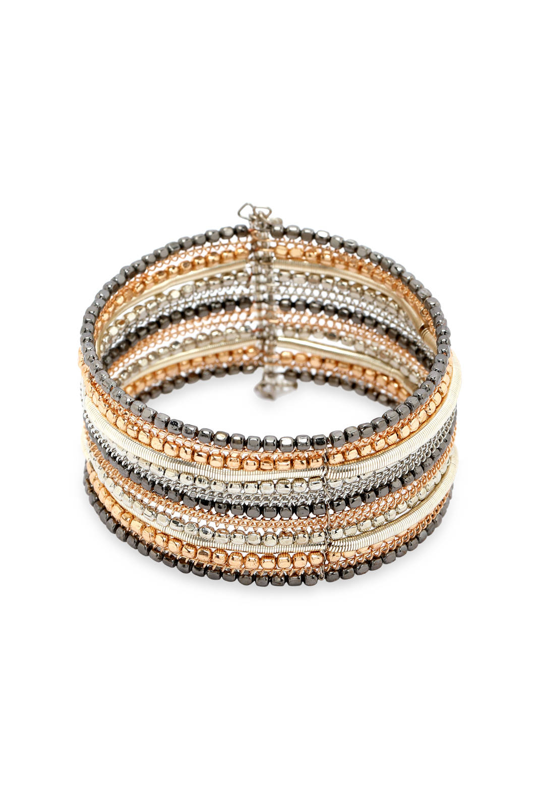 Redtag-Gold-Embellished-Cuff-Category:Jewellery,-Colour:Gold,-Filter:Women's-Accessories,-New-In,-New-In-Women-ACC,-Non-Sale,-S23A,-Section:Women,-Women-Jewellery-Women-