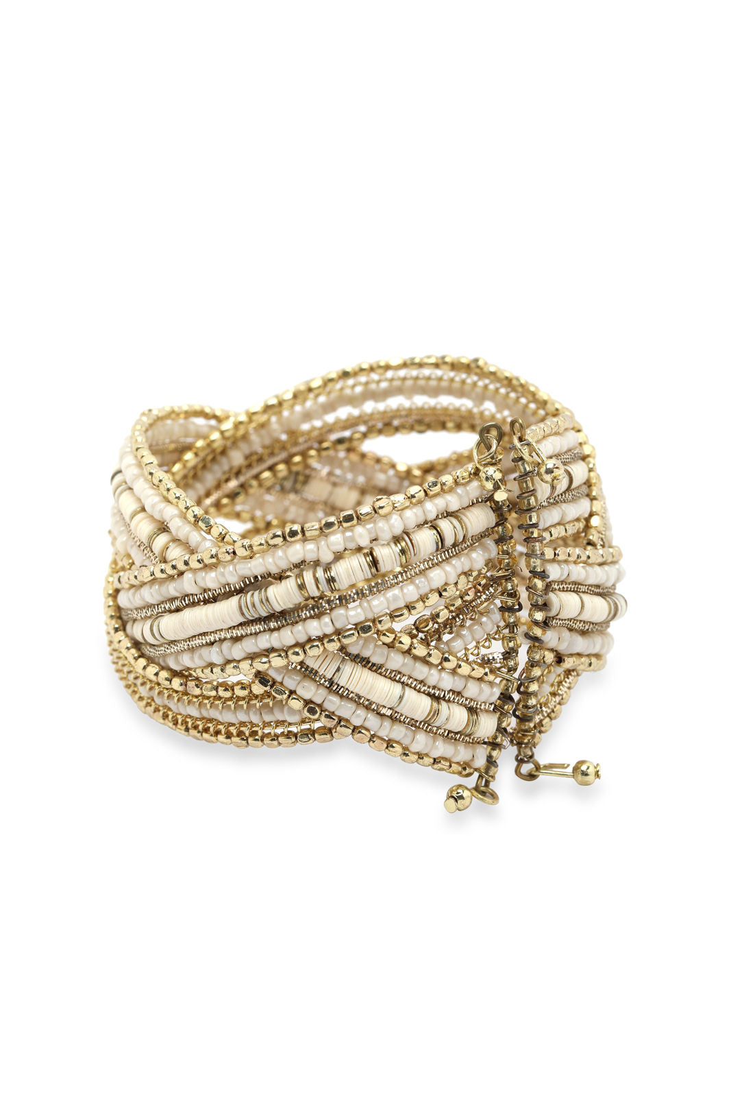 Redtag-Gold-Embellished-Cuff-Category:Jewellery,-Colour:Gold,-Filter:Women's-Accessories,-New-In,-New-In-Women-ACC,-Non-Sale,-S23A,-Section:Women,-Women-Jewellery-Women-