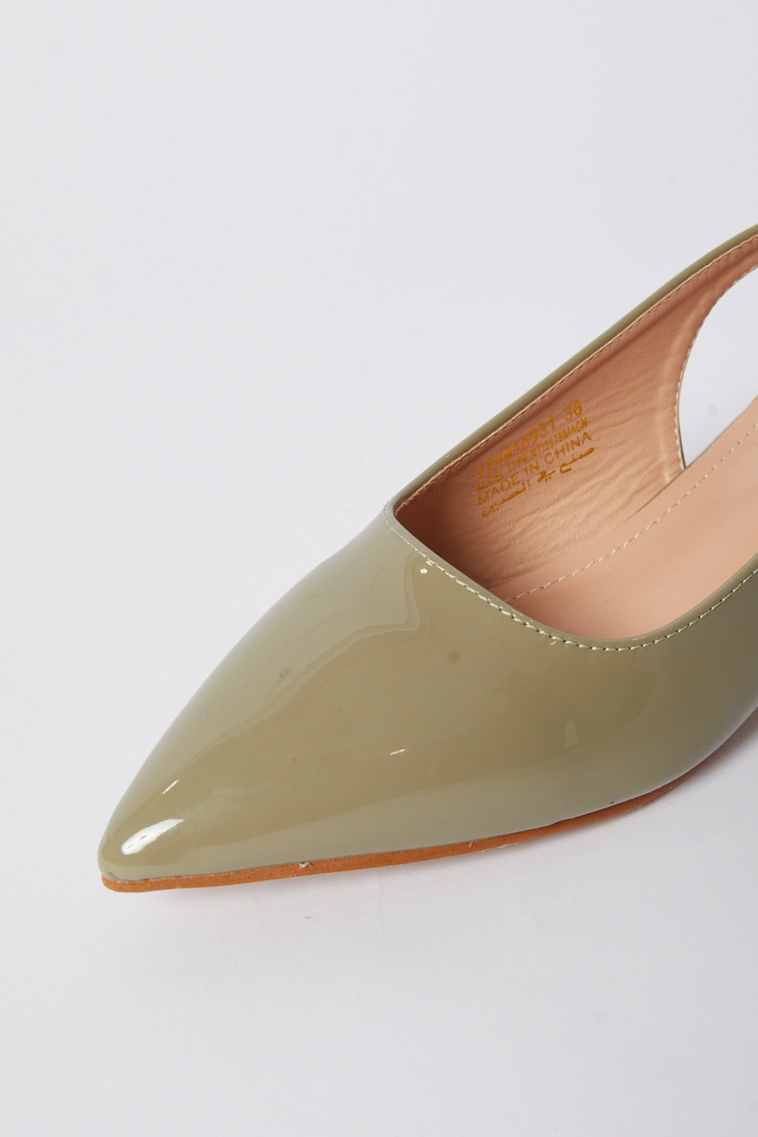 Redtag-Green-Patent-Slingback-Category:Shoes,-Colour:Green,-Deals:New-In,-Filter:Women's-Footwear,-N/A,-New-In-Women-FOO,-Non-Sale,-S23B,-Section:Women,-Women-Formal-Shoes-Women's-
