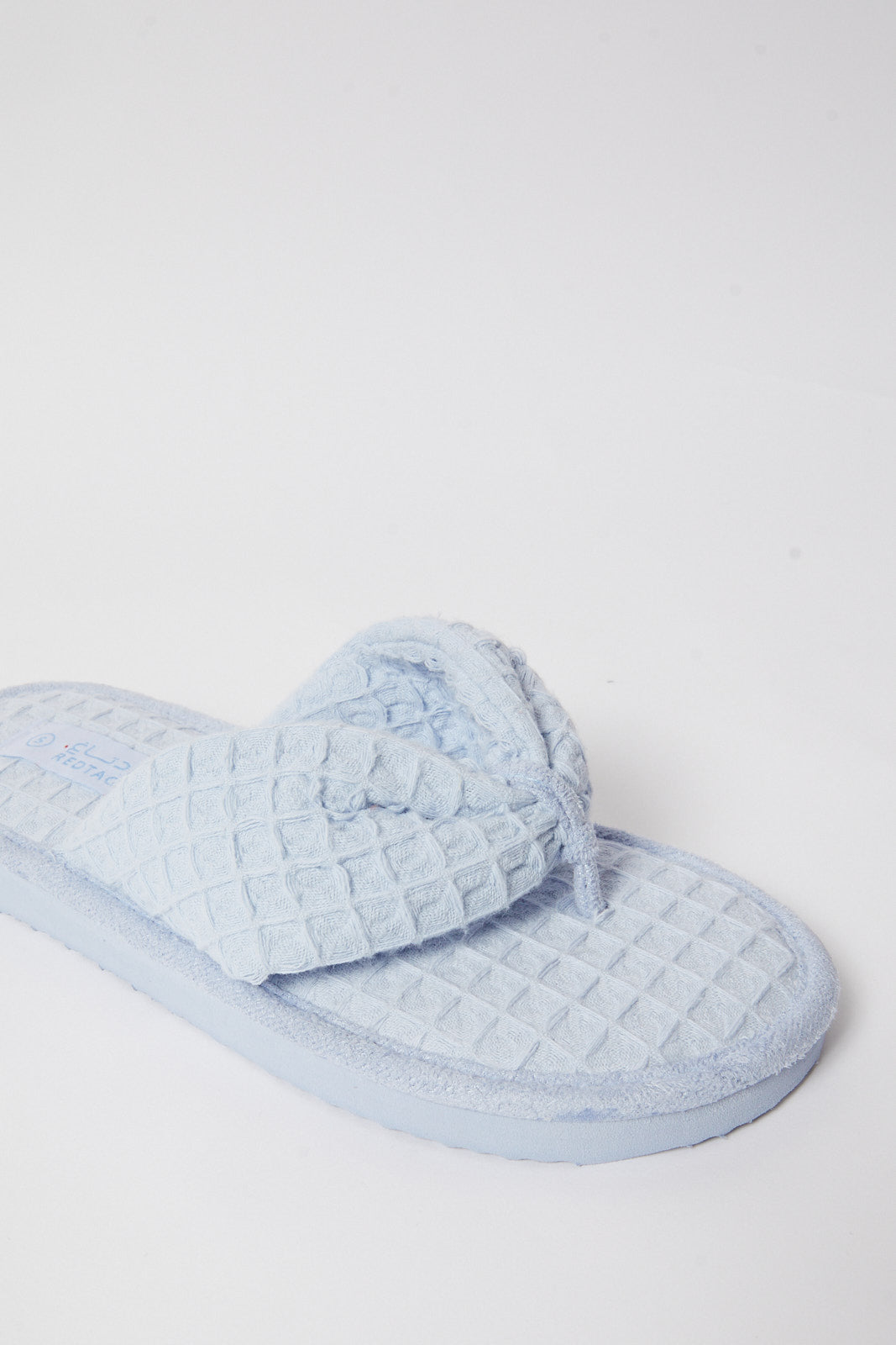 Redtag-Blue-Waffle-Thong-Slipper-Category:Shoes,-Colour:Blue,-Deals:New-In,-Filter:Women's-Footwear,-N/A,-New-In-Women-FOO,-Non-Sale,-S23B,-Section:Women,-Women-Slippers-Women's-