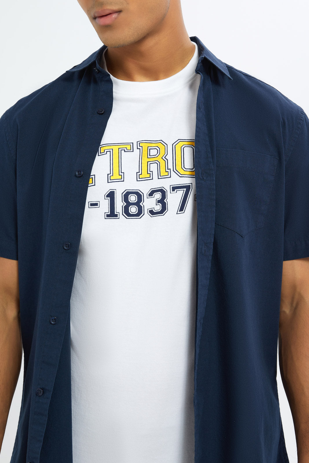 Redtag-Men-Navy-Shirt-With-T--Shirt-Set-Category:Shirts,-Colour:Navy,-Deals:New-In,-Dept:Menswear,-Filter:Men's-Clothing,-H1:MWR,-H2:GEN,-H3:SHI,-H4:CSH,-Men-Shirts,-New-In-Men-APL,-Non-Sale,-S23C,-Season:S23C,-Section:Men-Men's-