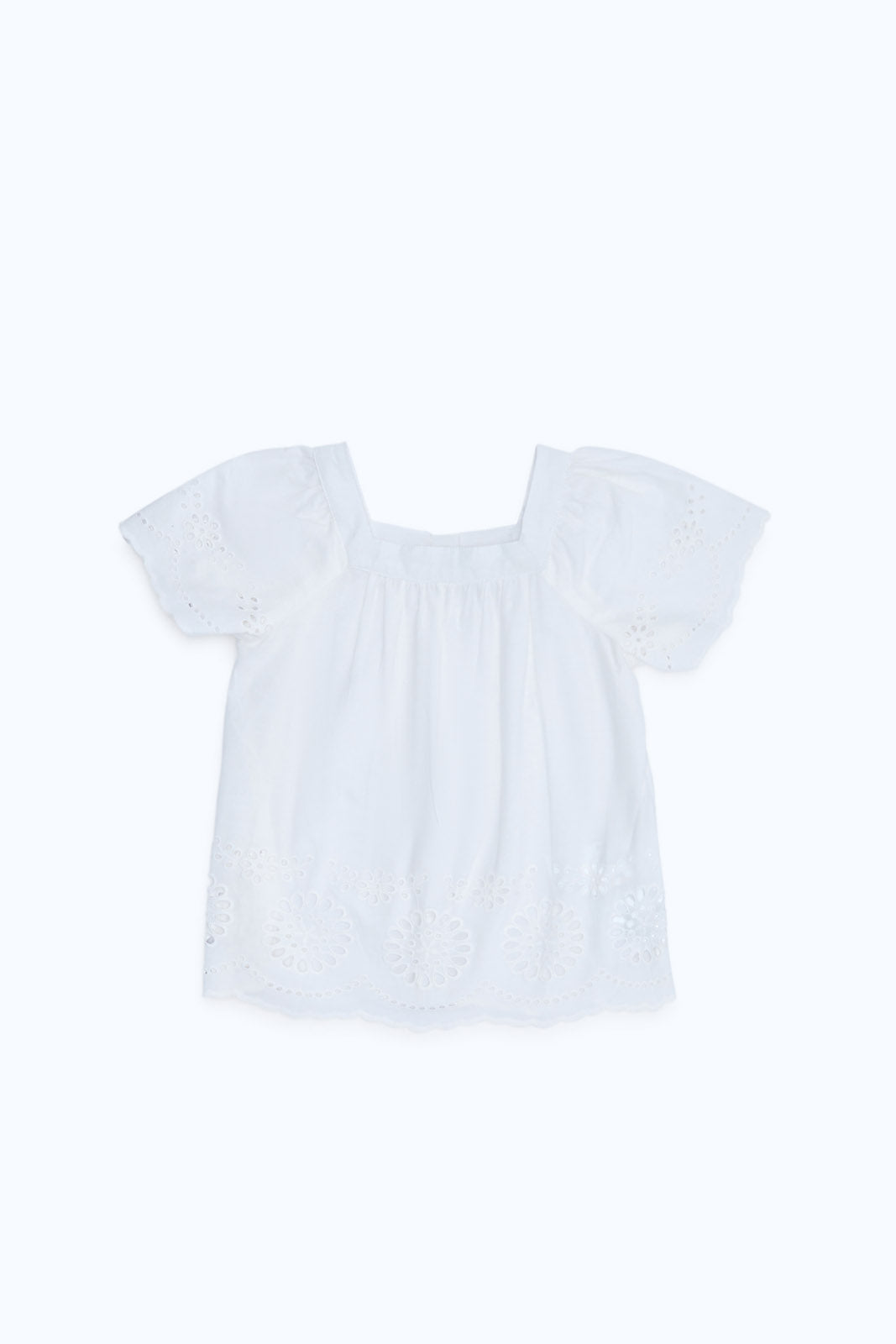 Redtag-Girls-Ivory-Schifly-Front-Button-Blouse-Category:Blouses,-Colour:Ivory,-Deals:New-In,-Dept:Girls,-Filter:Infant-Girls-(3-to-24-Mths),-H1:KWR,-H2:ING,-H3:BLO,-H4:CBL,-ING-Blouses,-New-In-ING-APL,-Non-Sale,-RMD,-S23C,-Season:S23C,-Section:Girls-(0-to-14Yrs)-Infant-Girls-3 to 24 Months
