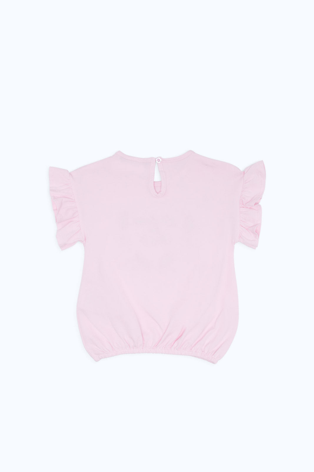 Redtag-Girls-Pink-Floral-Embroidery-T-Shirt-Category:T-Shirts,-Colour:Apricot,-Deals:New-In,-Dept:Girls,-Filter:Infant-Girls-(3-to-24-Mths),-H1:KWR,-H2:ING,-H3:TSH,-H4:CAT,-ING-T-Shirts,-New-In-ING-APL,-Non-Sale,-RMD,-S23C,-Season:S23C,-Section:Girls-(0-to-14Yrs)-Infant-Girls-3 to 24 Months