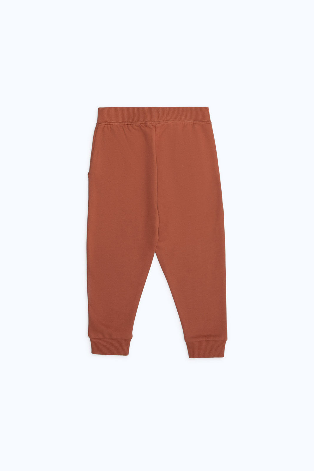 Redtag-Boys-Rust-Plain-Knit-Jogger-Category:Joggers,-Colour:Tan,-Deals:New-In,-Dept:Boys,-Filter:Infant-Boys-(3-to-24-Mths),-INB-Joggers,-New-In-INB-APL,-Non-Sale,-S23B,-Section:Boys-(0-to-14Yrs),-TBL-Infant-Boys-3 to 24 Months