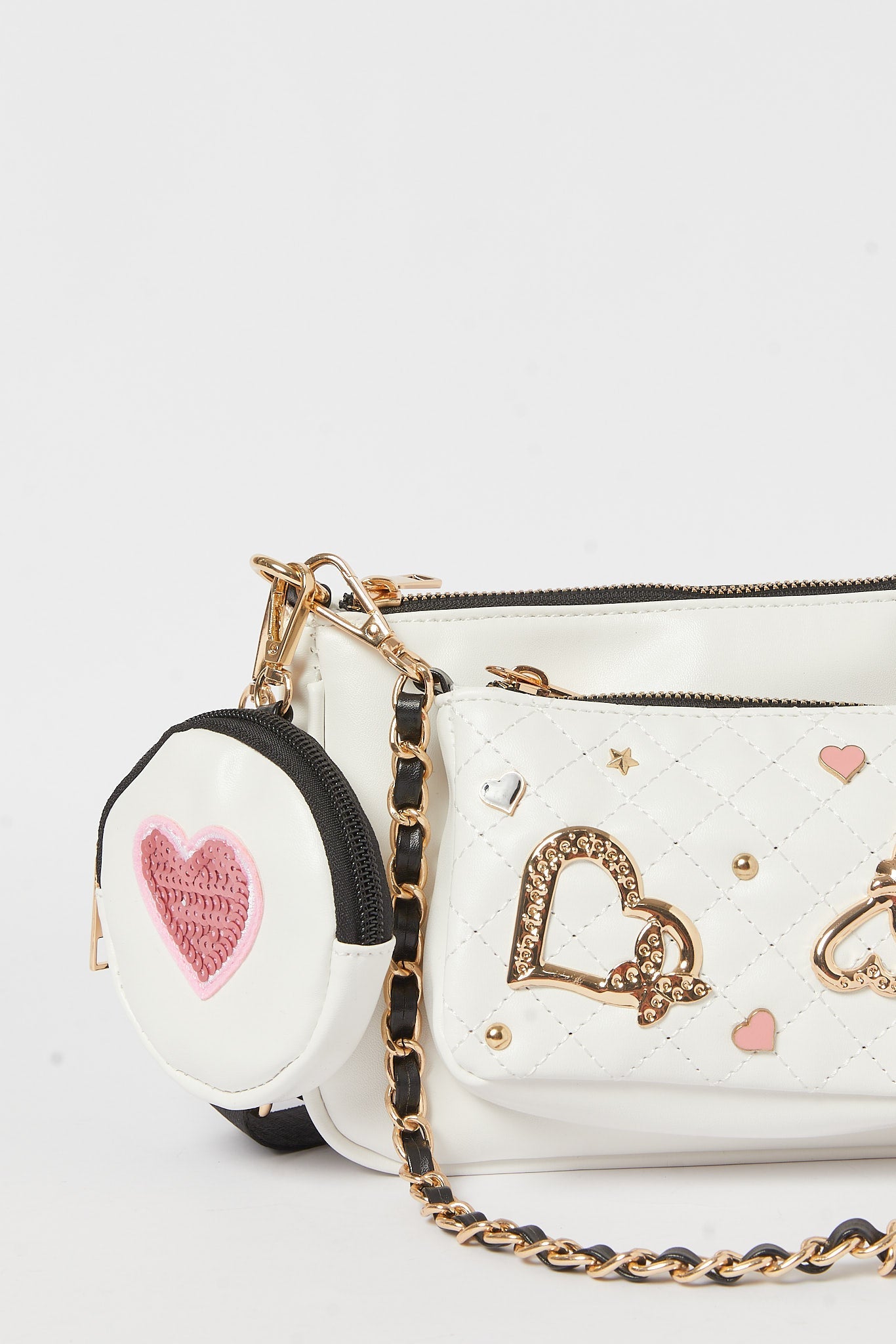 Redtag-White-Embellished-Sr-Girls-Cross-Body-Bag-Category:Purse,-Colour:White,-Filter:Girls-Accessories,-GSR-Bags,-H1:ACC,-H2:GIR,-H3:GIA,-H4:HBG,-New-In,-New-In-GIR-ACC,-Non-Sale,-S23B,-Season:S23B,-Section:Girls-(0-to-14Yrs)-Girls-