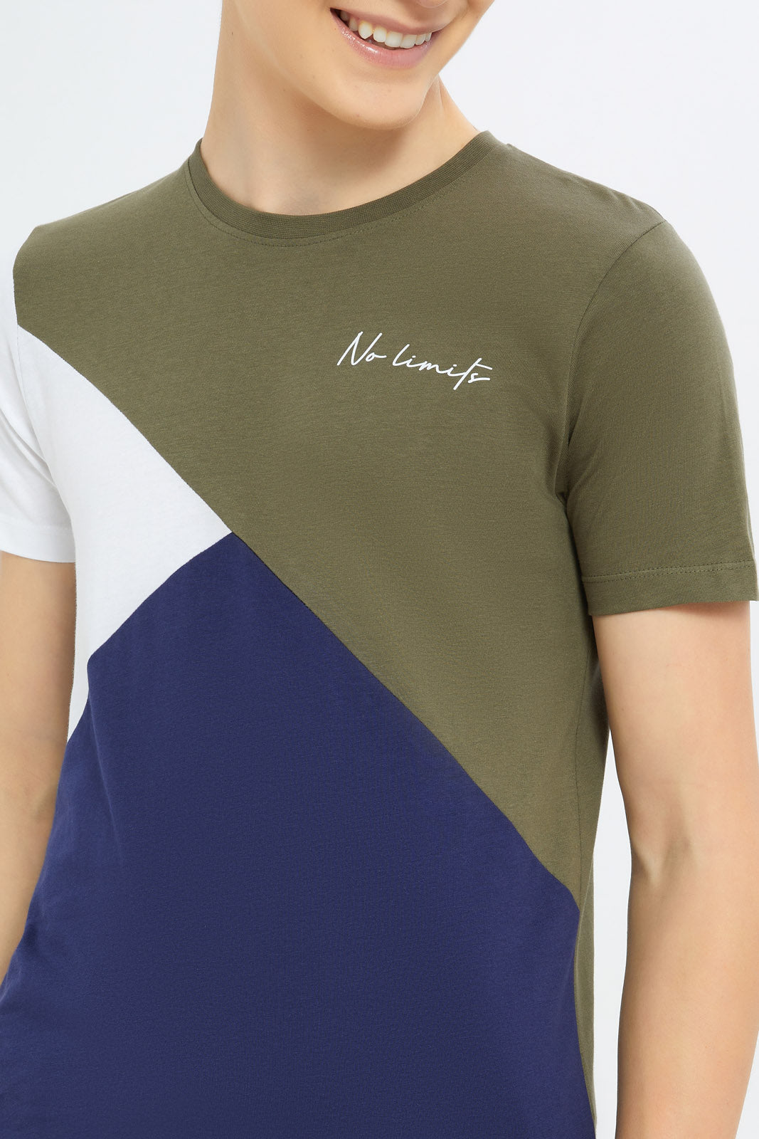 Redtag-Boys-Assorted-Colorblock-Tee-BSR-T-Shirts,-Category:T-Shirts,-Colour:Assorted,-Deals:New-In,-Dept:Boys,-Filter:Senior-Boys-(8-to-14-Yrs),-H1:KWR,-H2:BSR,-H3:TSH,-H4:TSH,-New-In-BSR-APL,-Non-Sale,-S23B,-Season:S23B,-Section:Boys-(0-to-14Yrs)-Senior-Boys-9 to 14 Years