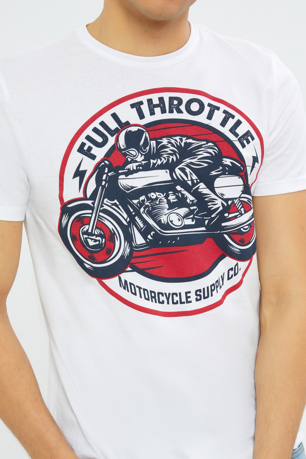 Redtag-Men-White-Graphic-T-Shirt-Category:T-Shirts,-Colour:White,-Deals:New-In,-Dept:Menswear,-Filter:Men's-Clothing,-H1:MWR,-H2:GEN,-H3:TSH,-H4:TSH,-Men-T-Shirts,-New-In-Men-APL,-Non-Sale,-S23C,-Season:S23C,-Section:Men,-TBL-Men's-