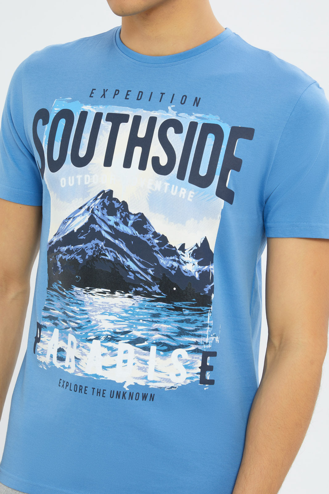 Redtag-Men-Blue-Graphic-T-Shirt-Category:T-Shirts,-Colour:Blue,-Deals:New-In,-Dept:Menswear,-Filter:Men's-Clothing,-H1:MWR,-H2:GEN,-H3:TSH,-H4:TSH,-Men-T-Shirts,-New-In-Men-APL,-Non-Sale,-S23C,-Season:S23C,-Section:Men,-TBL-Men's-