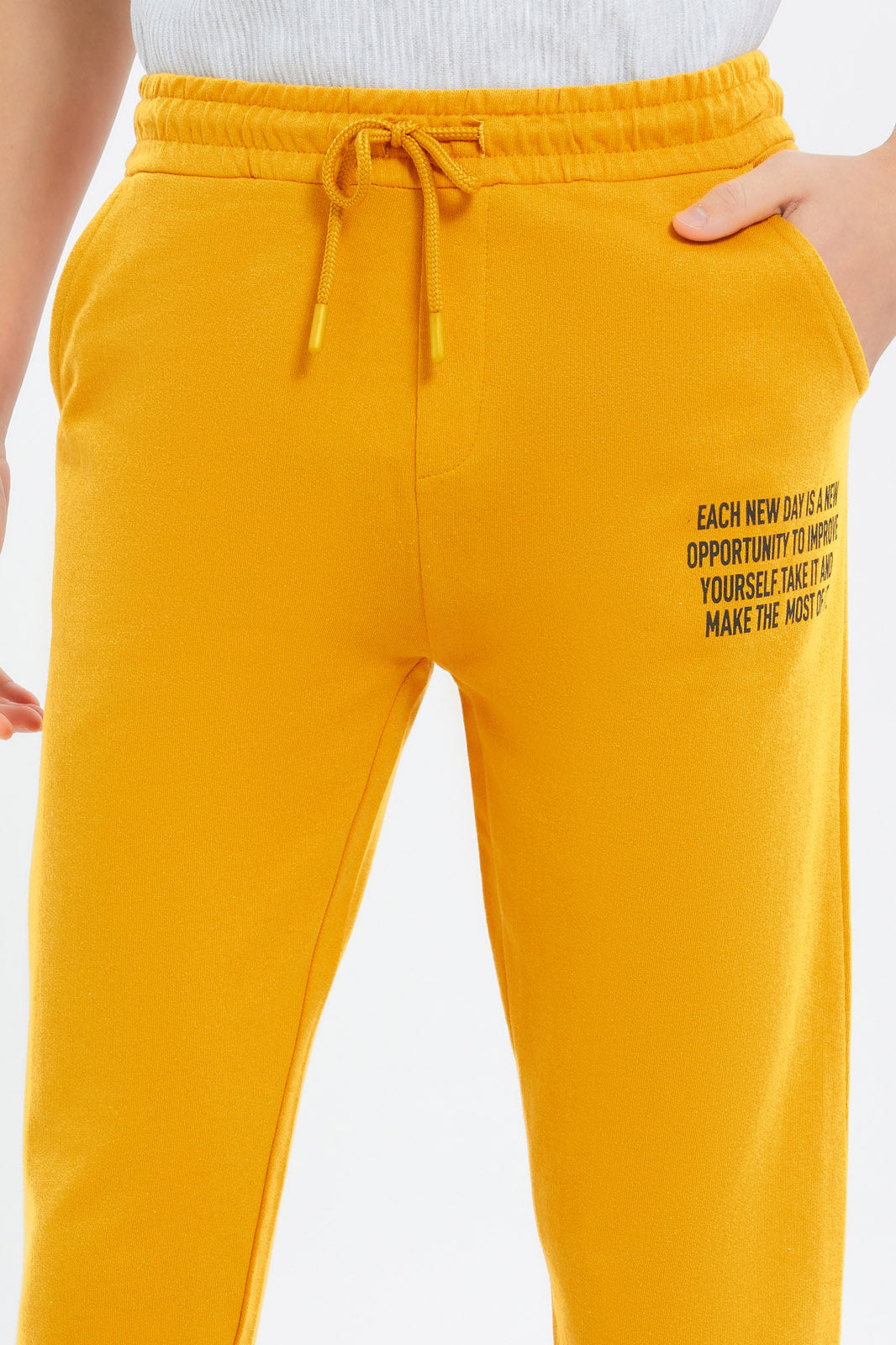 Redtag-Boys-Mustard-Basic-Active-Pants-Without-Cuff-BSR-Joggers,-Category:Joggers,-Colour:Mustard,-Deals:New-In,-Dept:Boys,-Filter:Senior-Boys-(8-to-14-Yrs),-New-In-BSR-APL,-Non-Sale,-S23B,-Section:Boys-(0-to-14Yrs)-Senior-Boys-9 to 14 Years