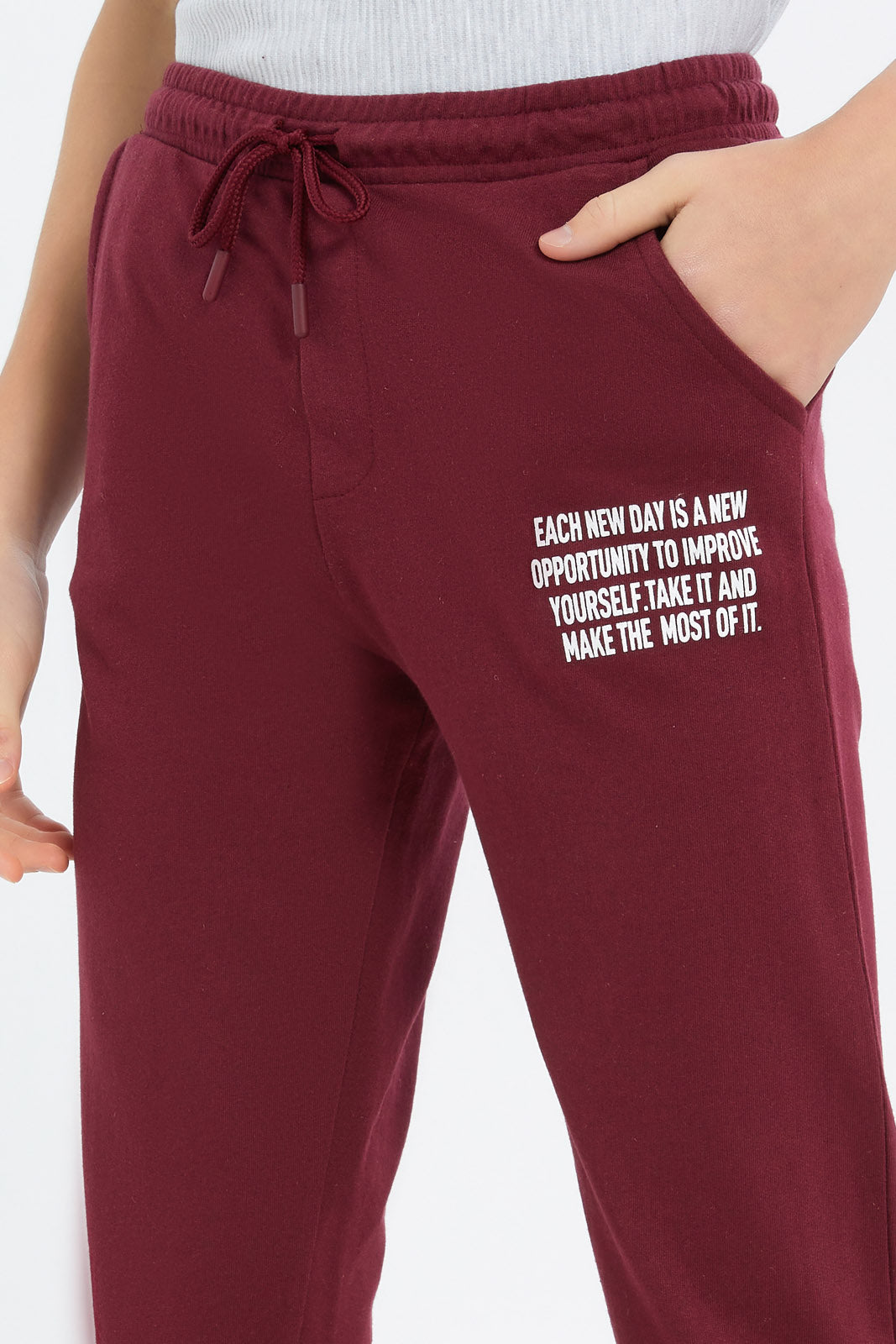 Redtag-Boys-Maroonbasic-Active-Pants-Without-Cuff-BSR-Joggers,-Category:Joggers,-Colour:Red,-Deals:New-In,-Dept:Boys,-Filter:Senior-Boys-(8-to-14-Yrs),-New-In-BSR-APL,-Non-Sale,-S23B,-Section:Boys-(0-to-14Yrs)-Senior-Boys-9 to 14 Years