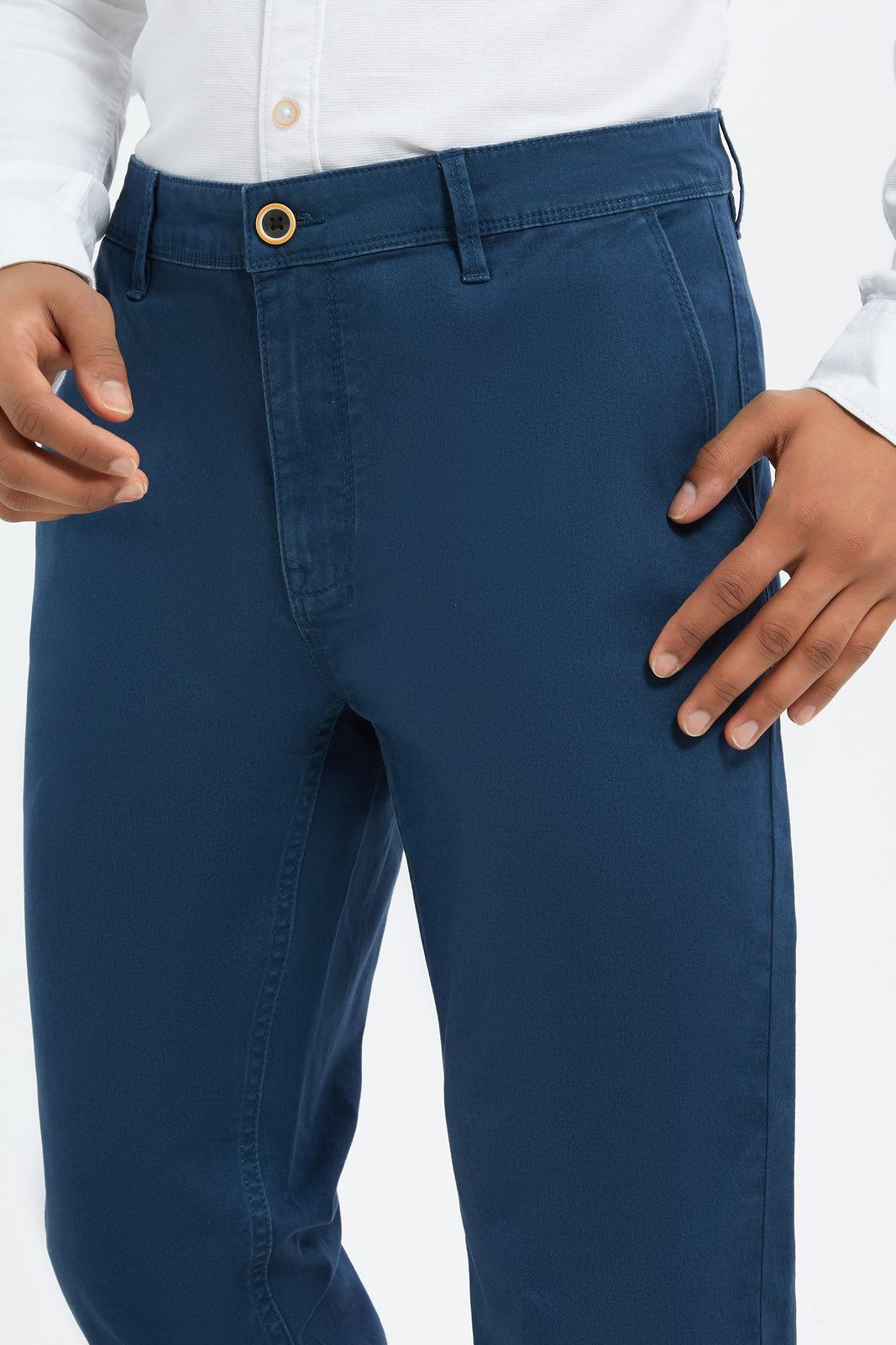 Redtag-Men-Light-Blue-Chino-Trousers-Category:Trousers,-Colour:Blue,-Deals:New-In,-Filter:Men's-Clothing,-H1:MWR,-H2:GEN,-H3:TRS,-H4:CTR,-Men-Trousers,-New-In-Men-APL,-Non-Sale,-RMD,-S23C,-Season:S23C,-Section:Men-Men's-