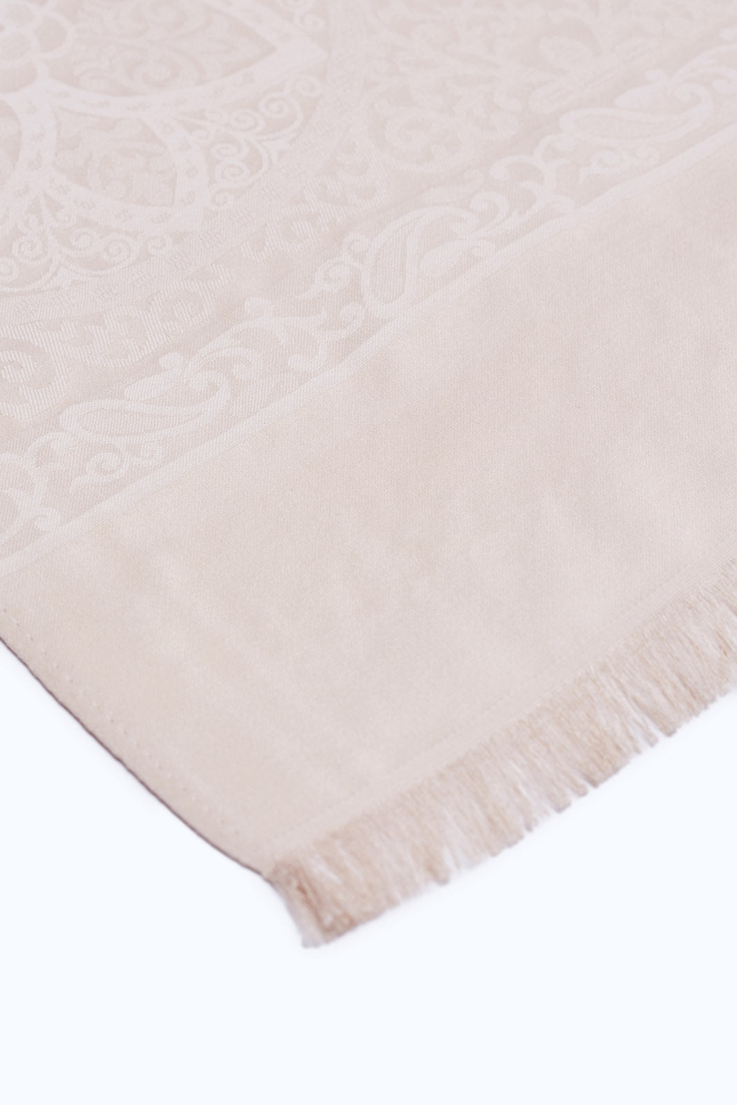 Redtag-Beige-Floral-Jacquard-Scarf-Category:Scarves,-Colour:Beige,-Filter:Women's-Accessories,-New-In,-New-In-Women-ACC,-Non-Sale,-RMD,-S23B,-Section:Women,-Women-Scarves-Women-