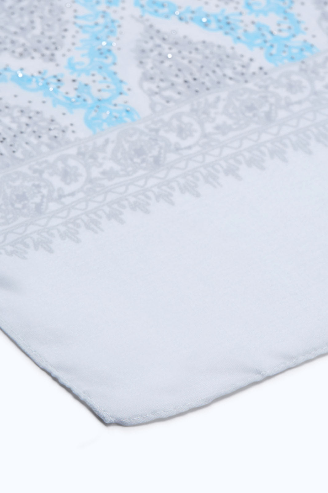Redtag-Blue-And-Grey-Embellished-Scarf-Category:Scarves,-Colour:Assorted,-Filter:Women's-Accessories,-New-In,-New-In-Women-ACC,-Non-Sale,-RMD,-S23B,-Section:Women,-Women-Scarves-Women-