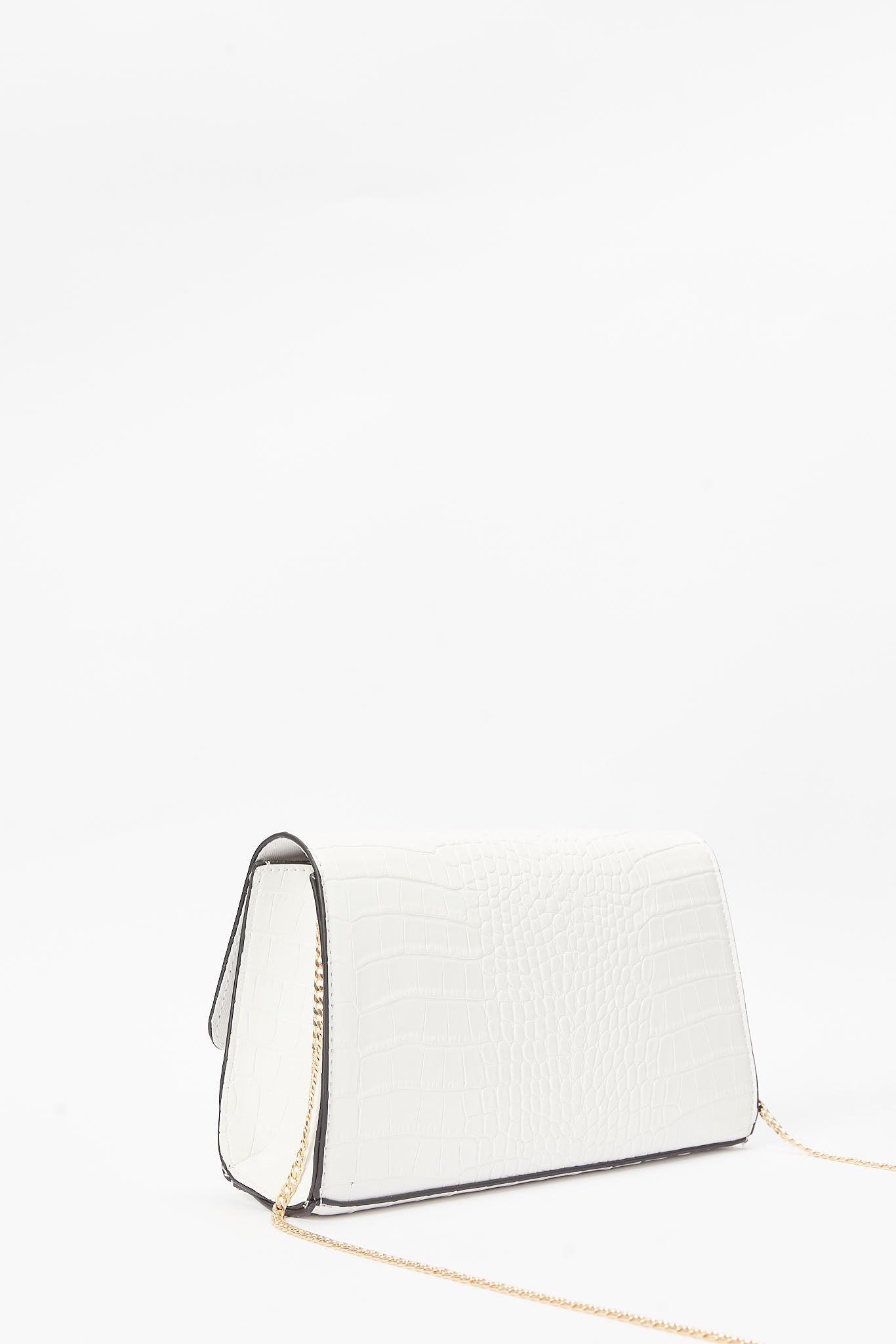 Redtag-White-Embellished-Clutch-Bag-Category:Bags,-Colour:White,-Filter:Women's-Accessories,-H1:ACC,-H2:LAD,-H3:LAB,-H4:HBG,-New-In,-New-In-Women-ACC,-Non-Sale,-S23B,-Season:S23B,-Section:Women,-Women-Bags-Women-
