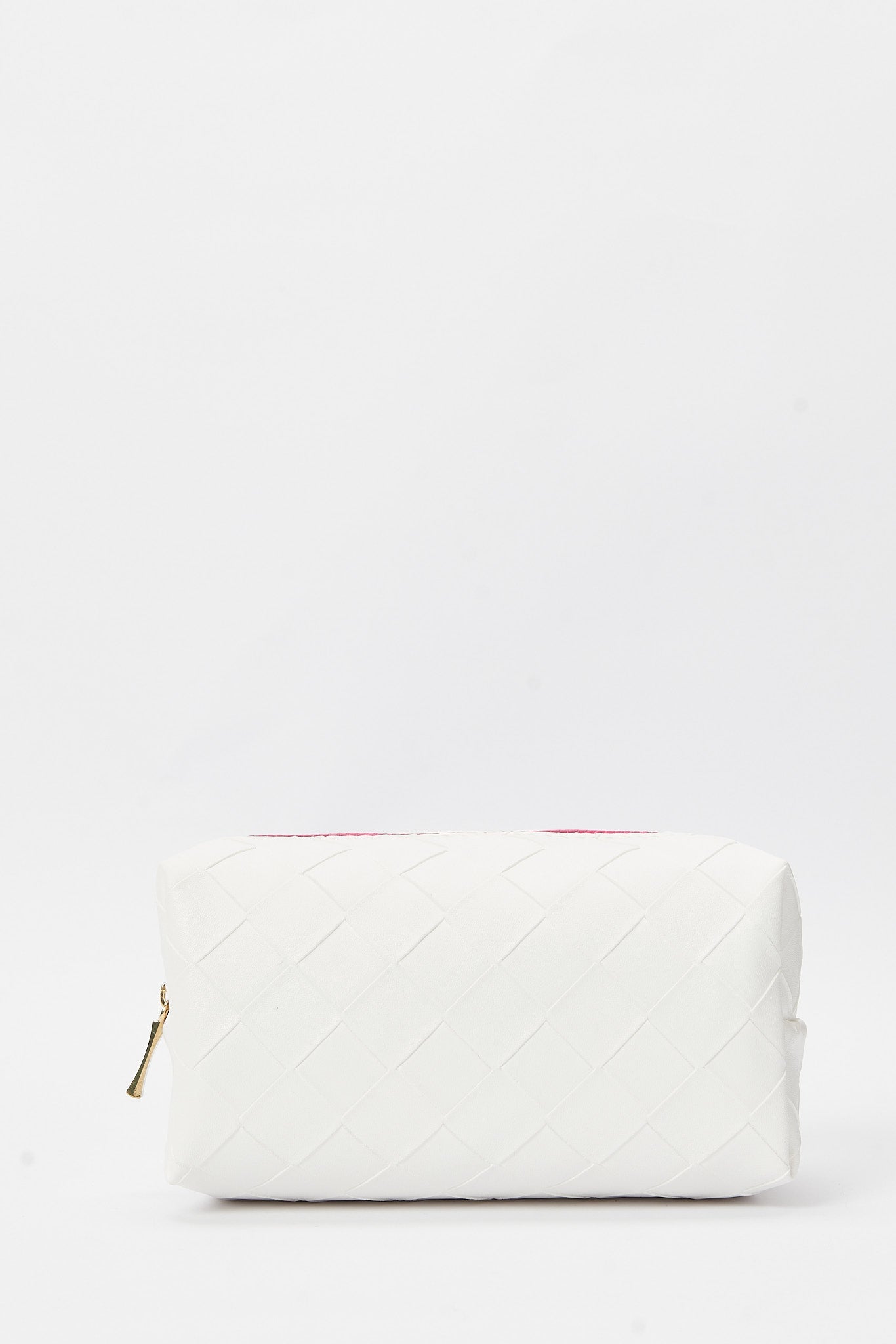 Redtag-White-Stripe-Cosmetic-Pouches-Category:Cosmetics,-Colour:White,-Filter:Women's-Accessories,-New-In,-New-In-Women-ACC,-Non-Sale,-S23B,-Section:Women,-Women-Cosmetics-Women-