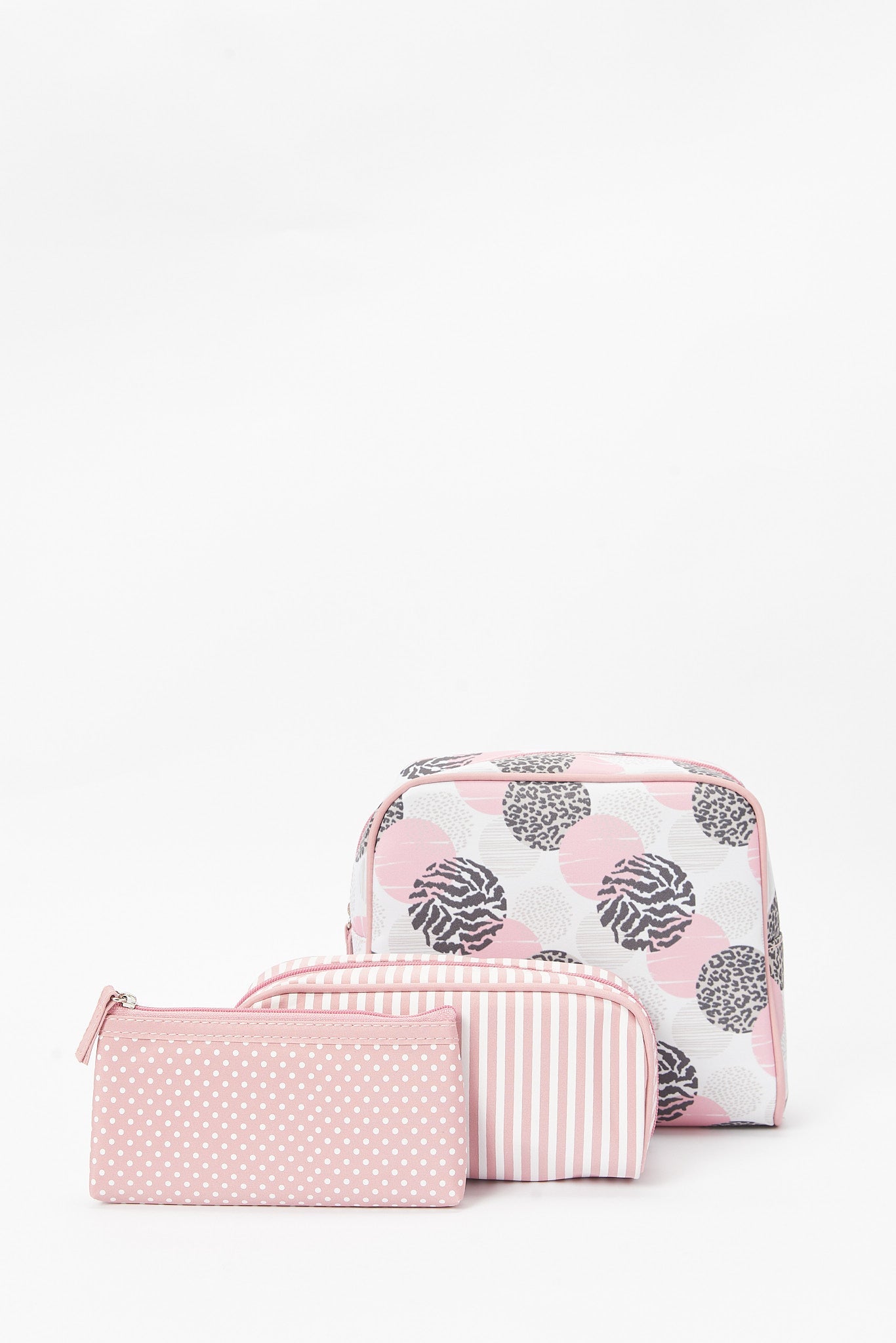 Redtag-Pink-Cosmetic-Pouhes-Category:Cosmetics,-Colour:Pink,-Filter:Women's-Accessories,-New-In,-New-In-Women-ACC,-Non-Sale,-S23B,-Section:Women,-Women-Cosmetics-Women-