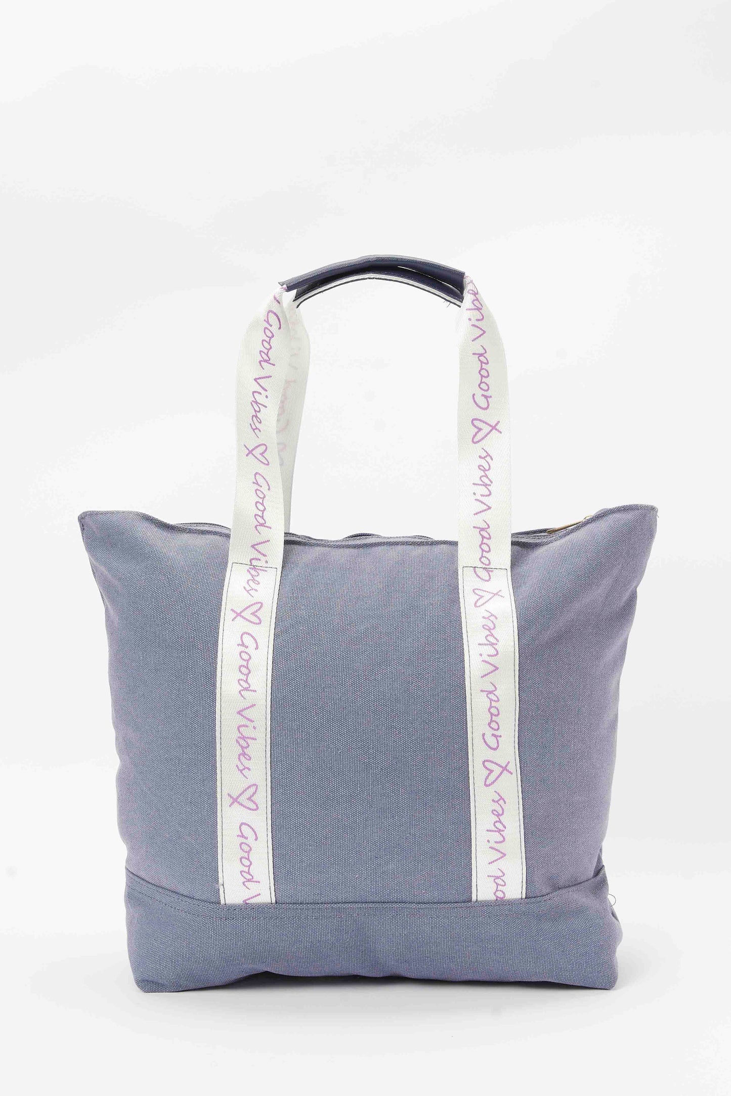 Redtag-Navy-Shopper-With-Tapping-Category:Bags,-Colour:Navy,-Filter:Women's-Accessories,-H1:ACC,-H2:LAD,-H3:LAB,-H4:SHP,-New-In,-New-In-Women-ACC,-Non-Sale,-S23B,-Season:S23B,-Section:Women,-Women-Bags-Women-