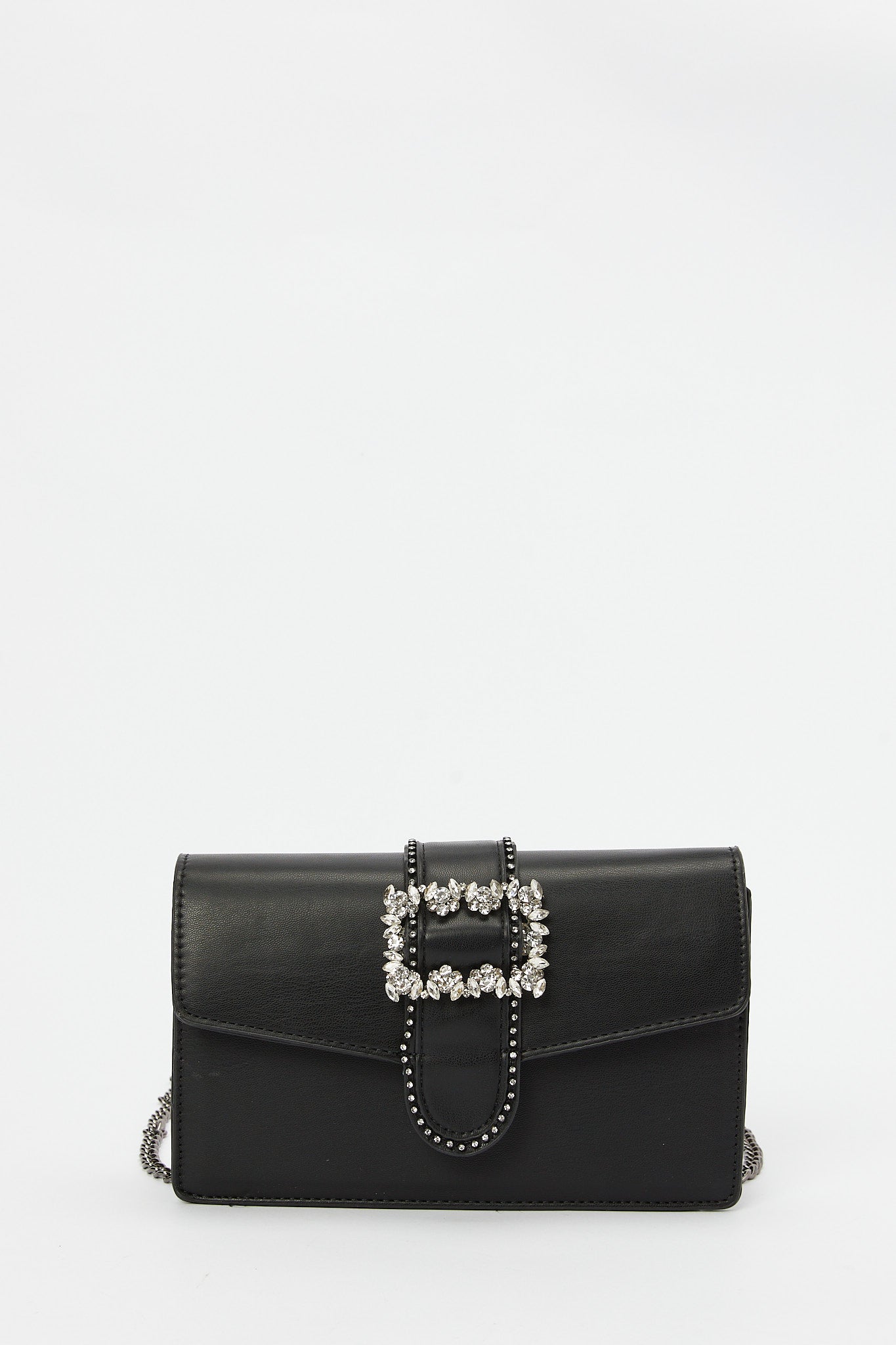 Redtag-Black-Embellished-Clutch-Bag-Category:Bags,-Colour:Black,-Filter:Women's-Accessories,-New-In,-New-In-Women-ACC,-Non-Sale,-RMD,-S23B,-Section:Women,-Women-Bags-Women-